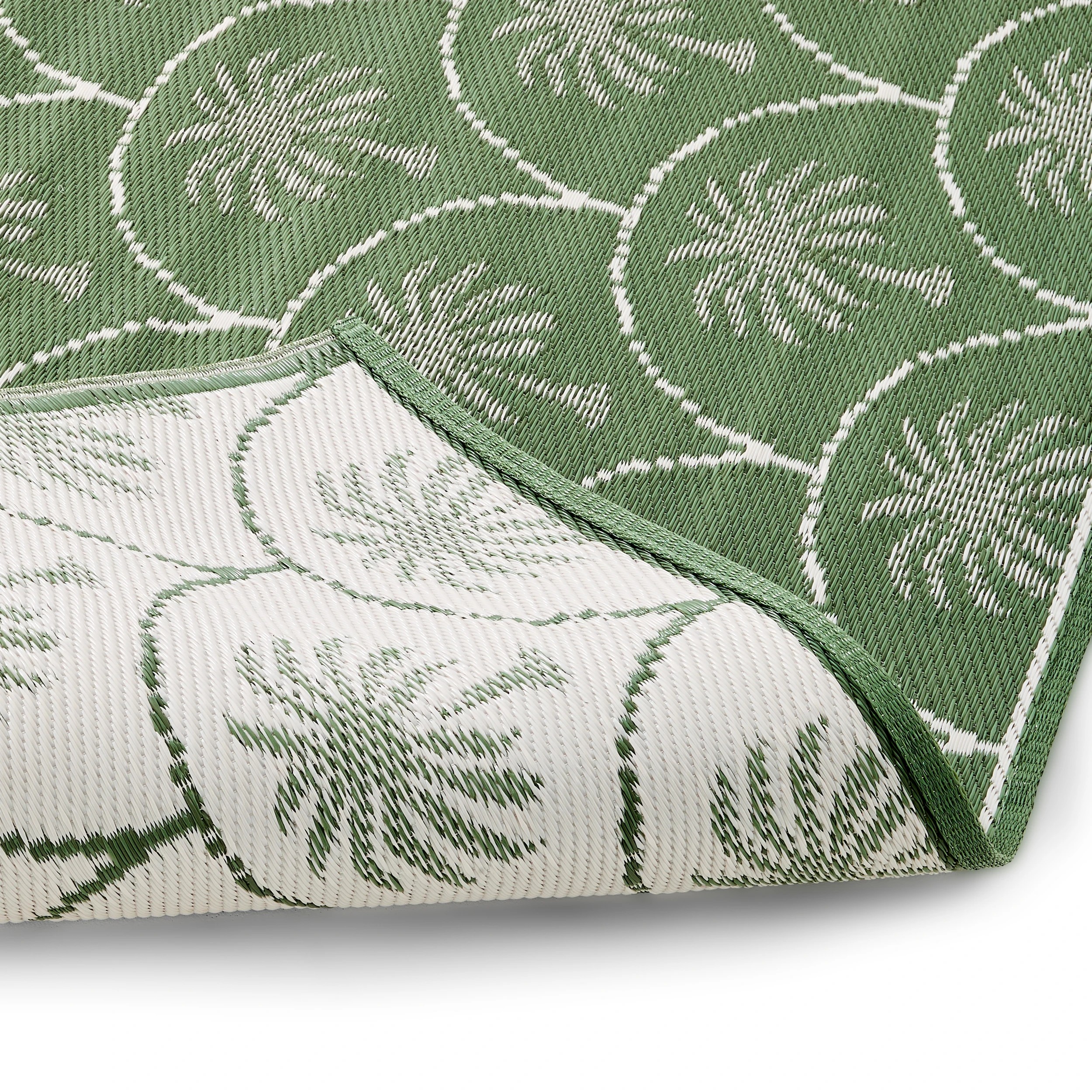 3 Outdoor Reversible Rug - Green - Extra Large, 270cm x 180cm, 3 of 3