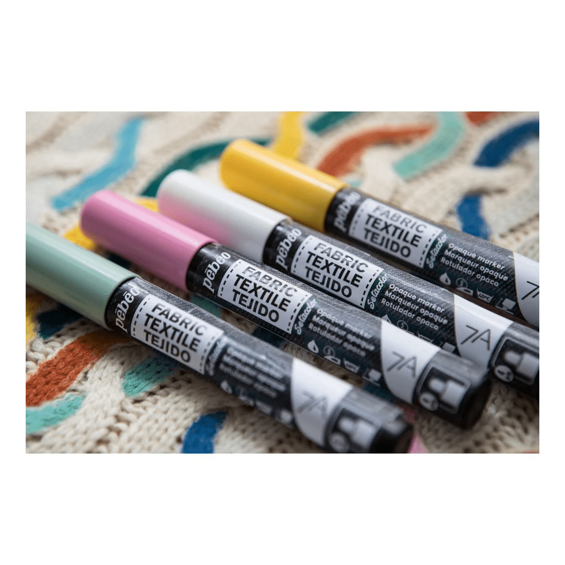 3 Pebeo 7A Opaque Marker 4mm Pastel Green, 3 of 3