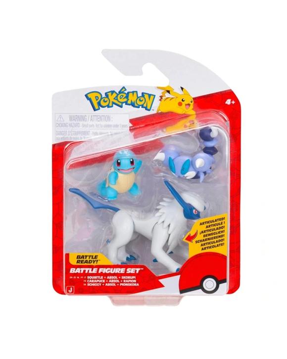 Pokemon Battle Figure Set Squirtle + Absol + Skorupi