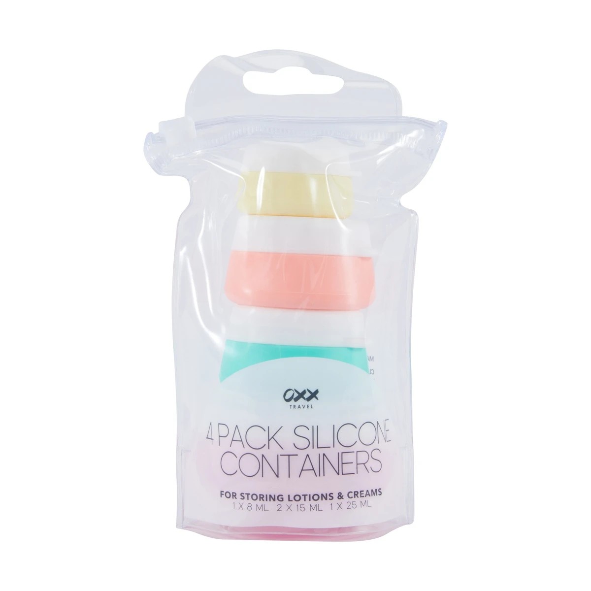 1 OXX Travel 4 Pack Silicone Containers, 1 of 6