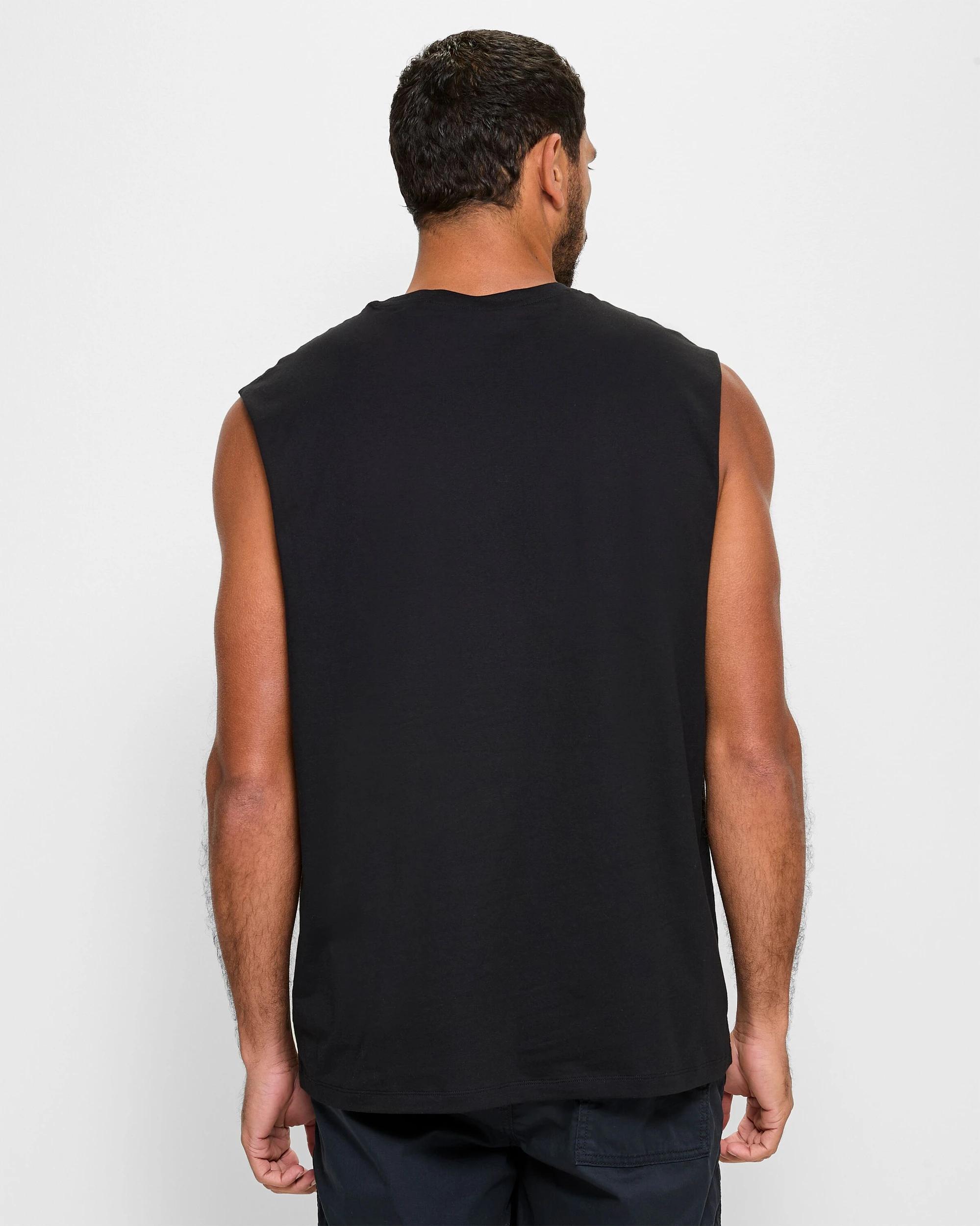 4 Target Australian Cotton Plain Tank Top BLACK, 4 of 10