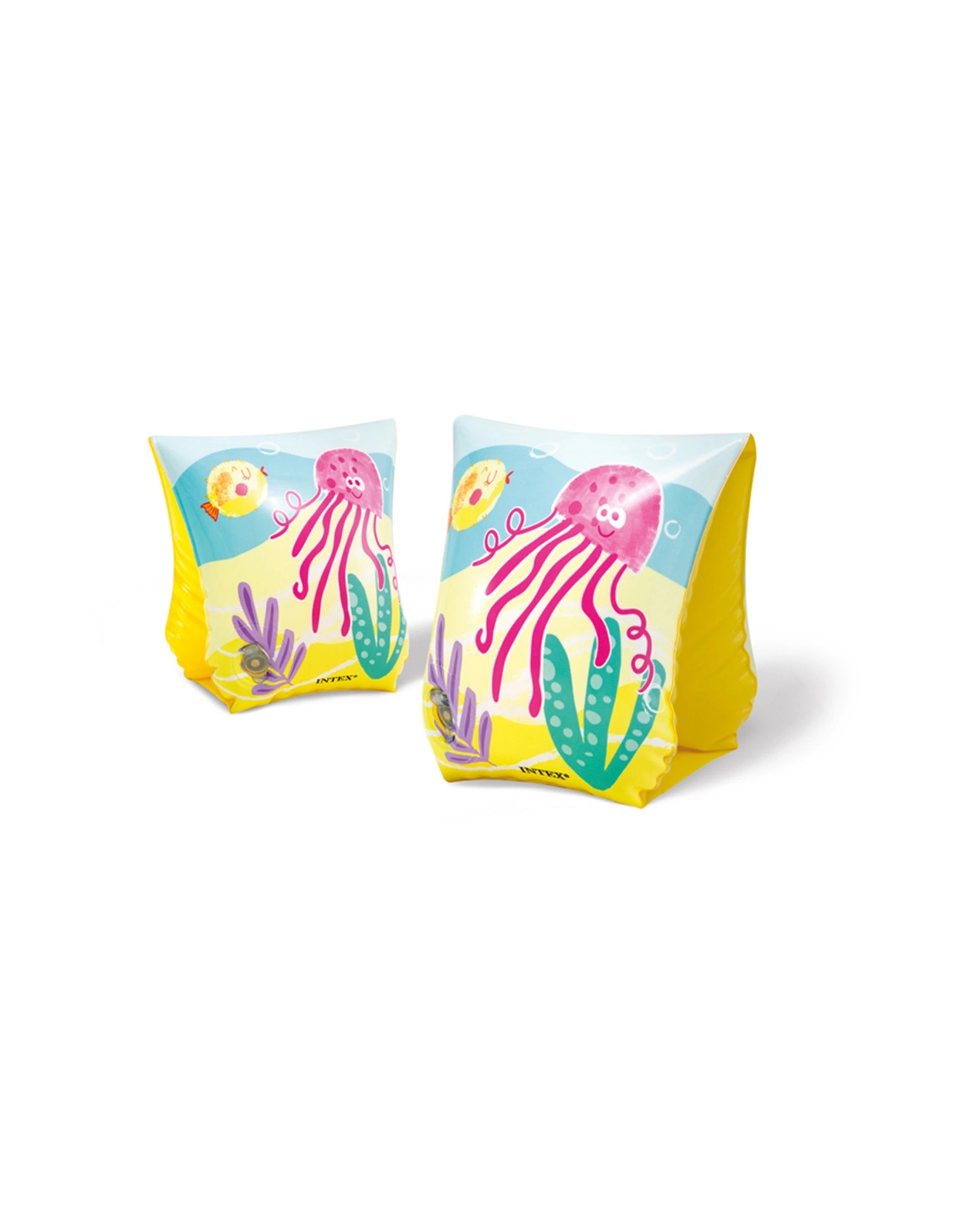 4 Intex 3x 2pc Tropical Buddies 23cm Kids Inflatable Arm Bands - Multi, 4 of 5