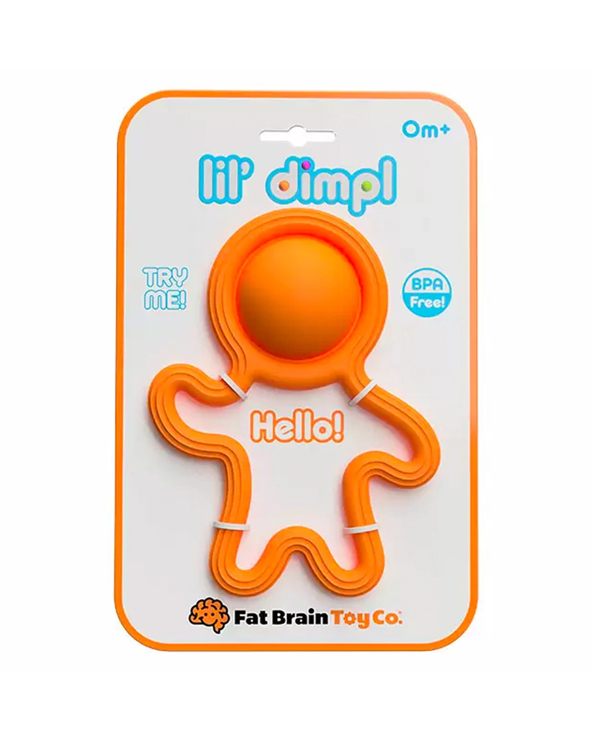 2 Fat Brain Toy Co. Lil Dimpl Newborn Baby Toddler Silicone Teether Toy - Multi, 2 of 4