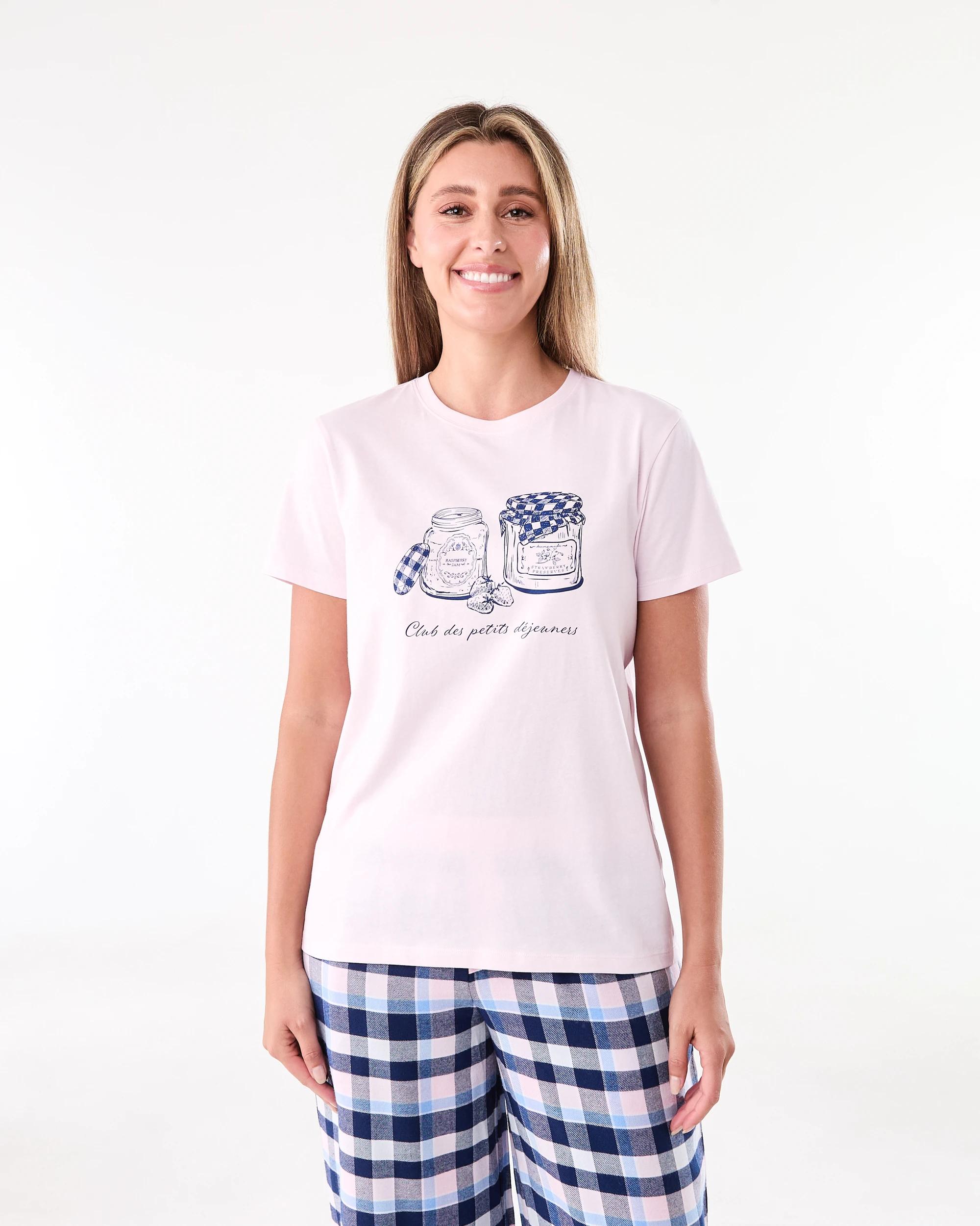 1 Cotton Print Knit T-shirt Jam Jar, 1 of 6