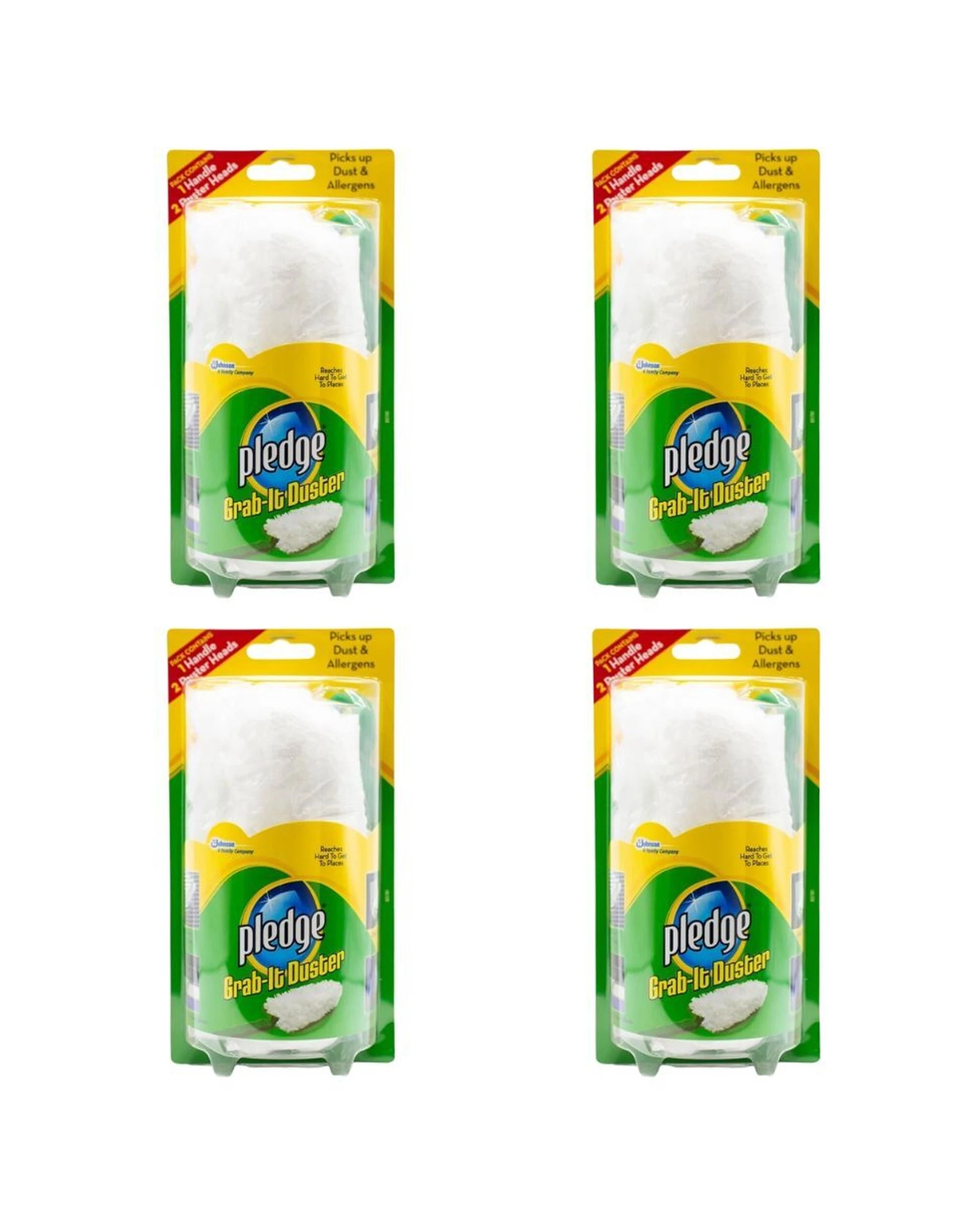 1 Pledge Grab It Duster Home Cleaner Dust Allergen Remover 4 Pack - White, 1 of 3