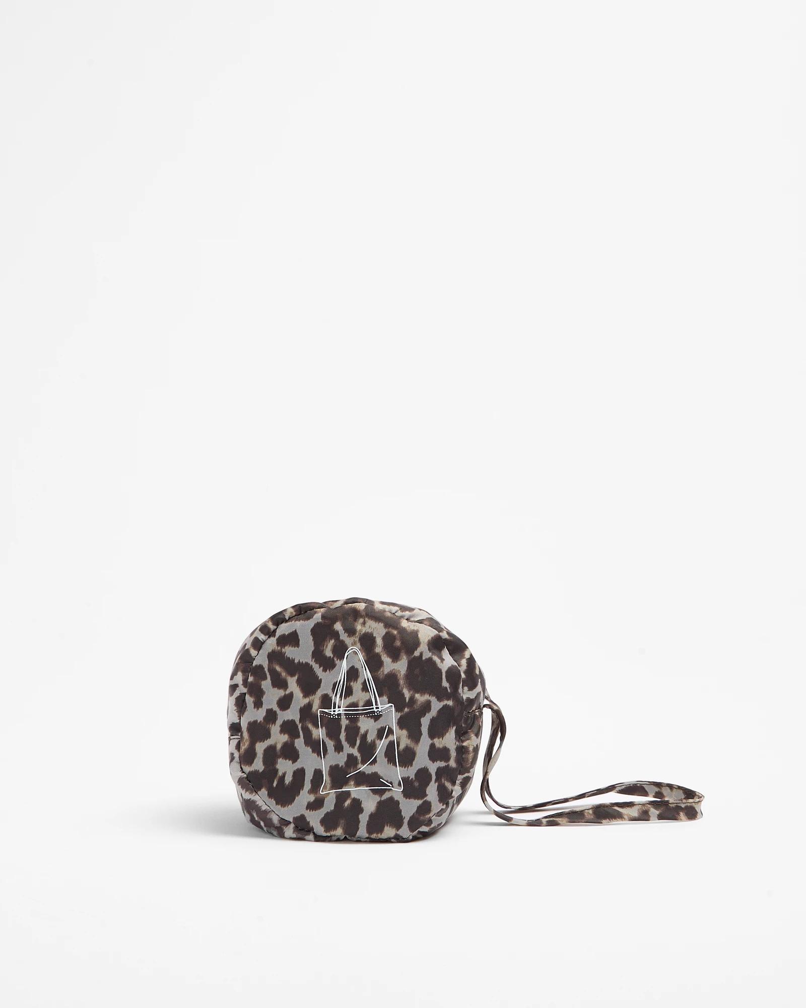3 Target Fold Up Shopper Tote Bag LEOPARD, 3 of 3