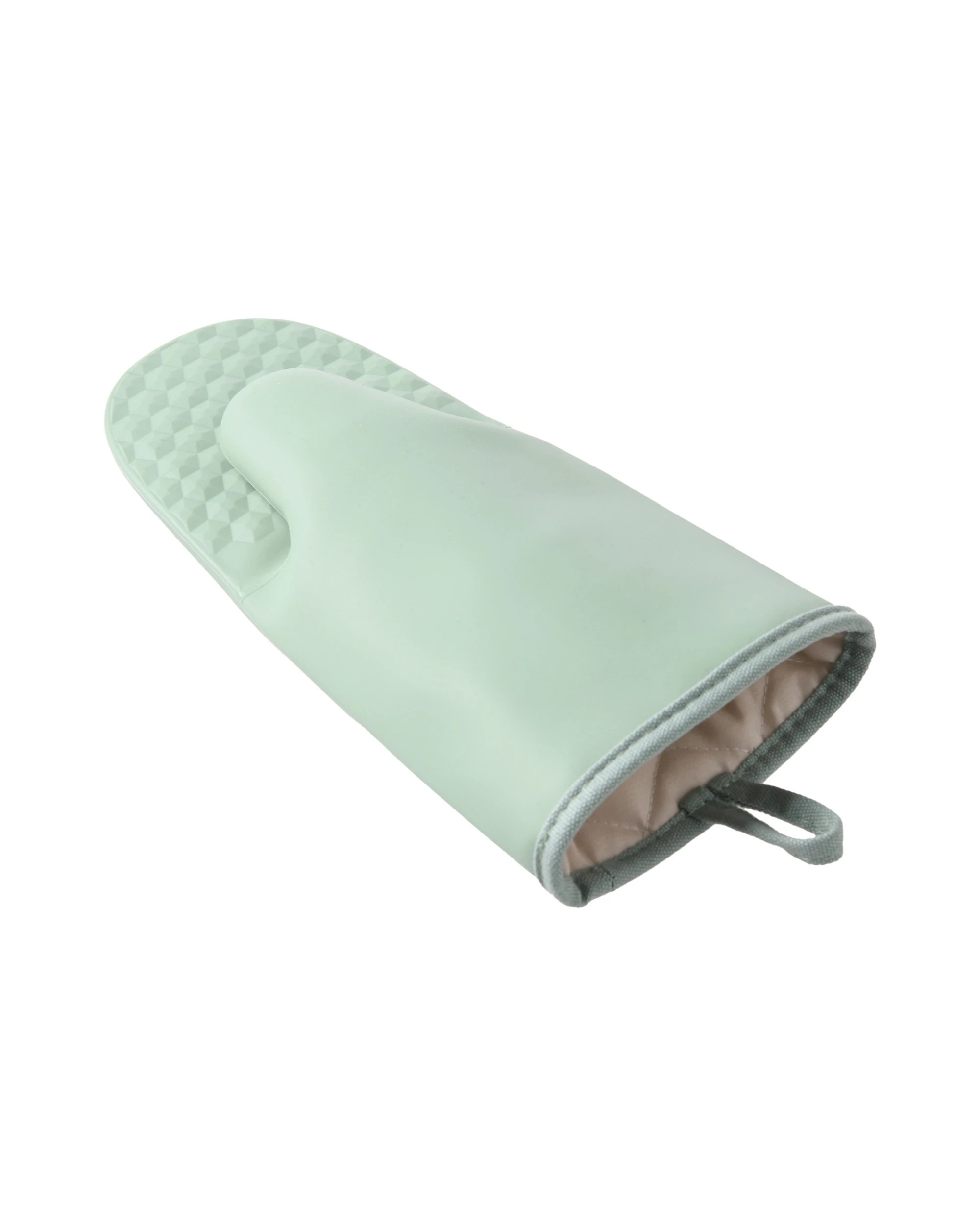 3 Gourmet Kitchen Modern Silicone Oven Mitt - Green, 3 of 6