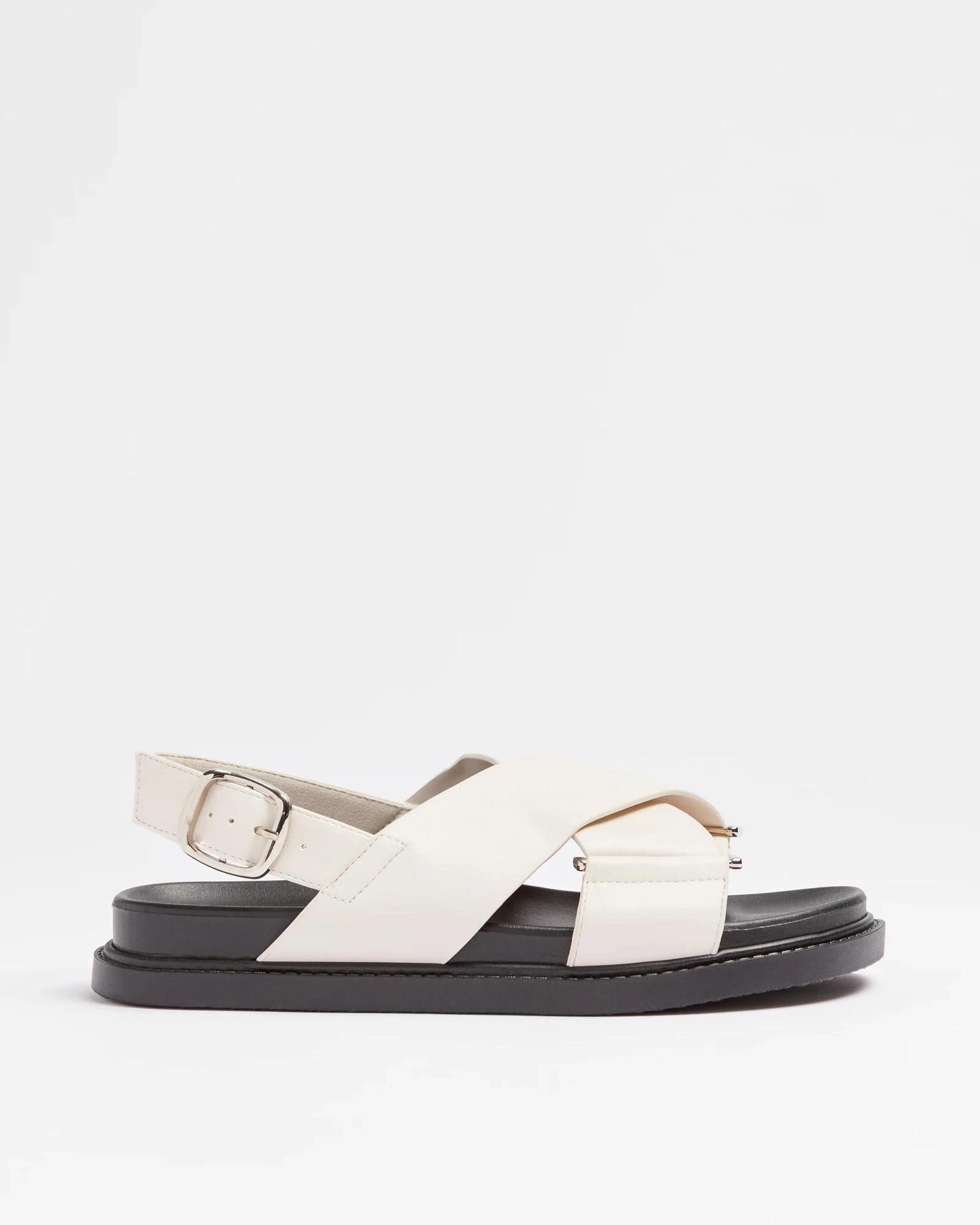 1 Target Womens Crossover Moulded Sandal - Maria OFF WHITE, 1 of 3
