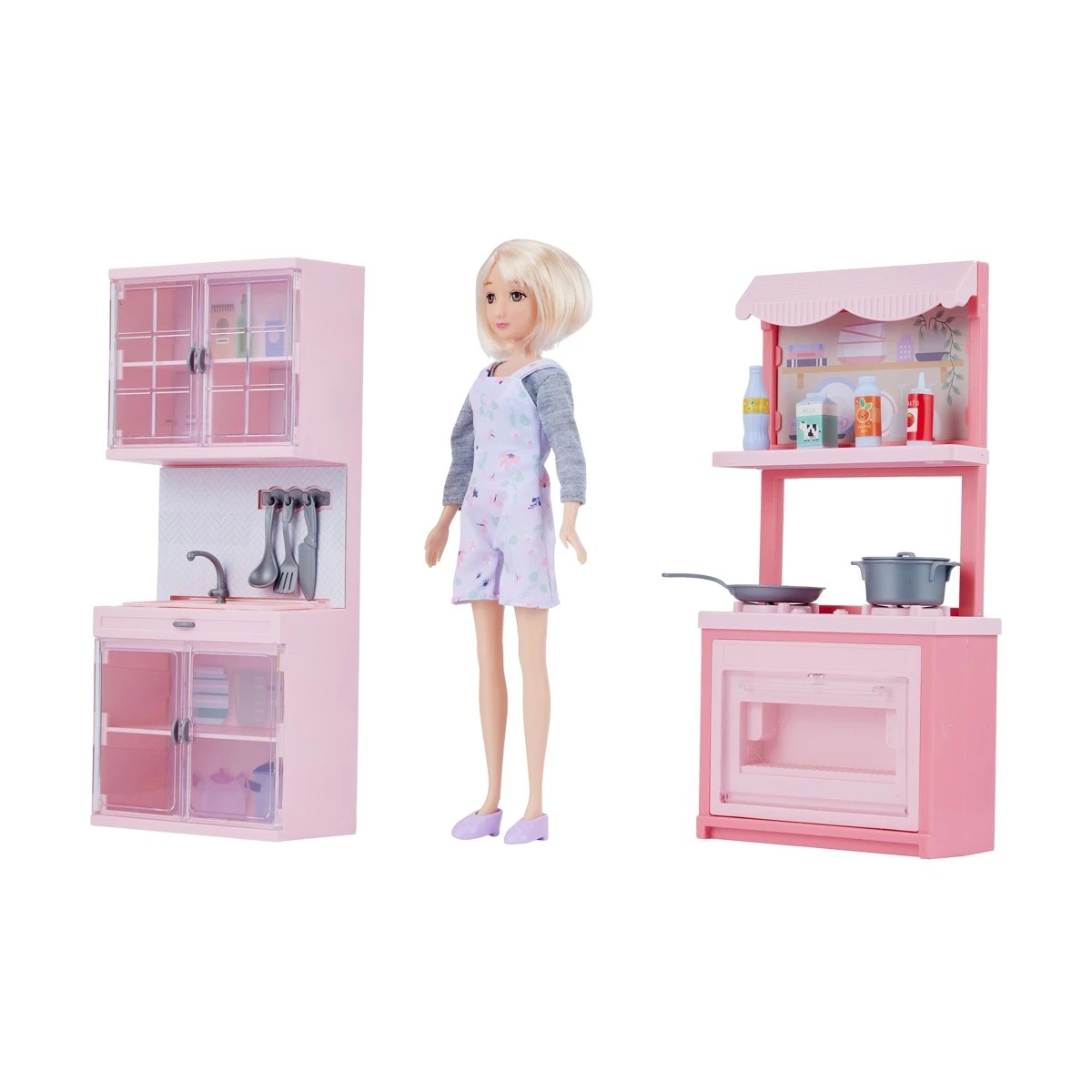 1 12 Piece Fashion Doll Kitchen Set, 1 of 10