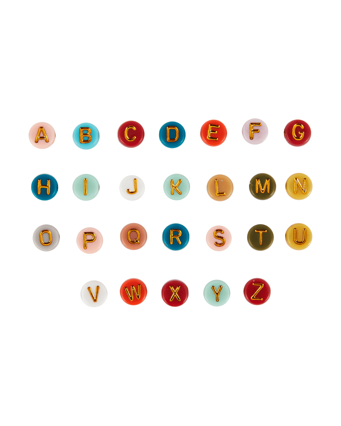 2 Jewellery Making Beads - Opaque Alphabet, 2 of 3