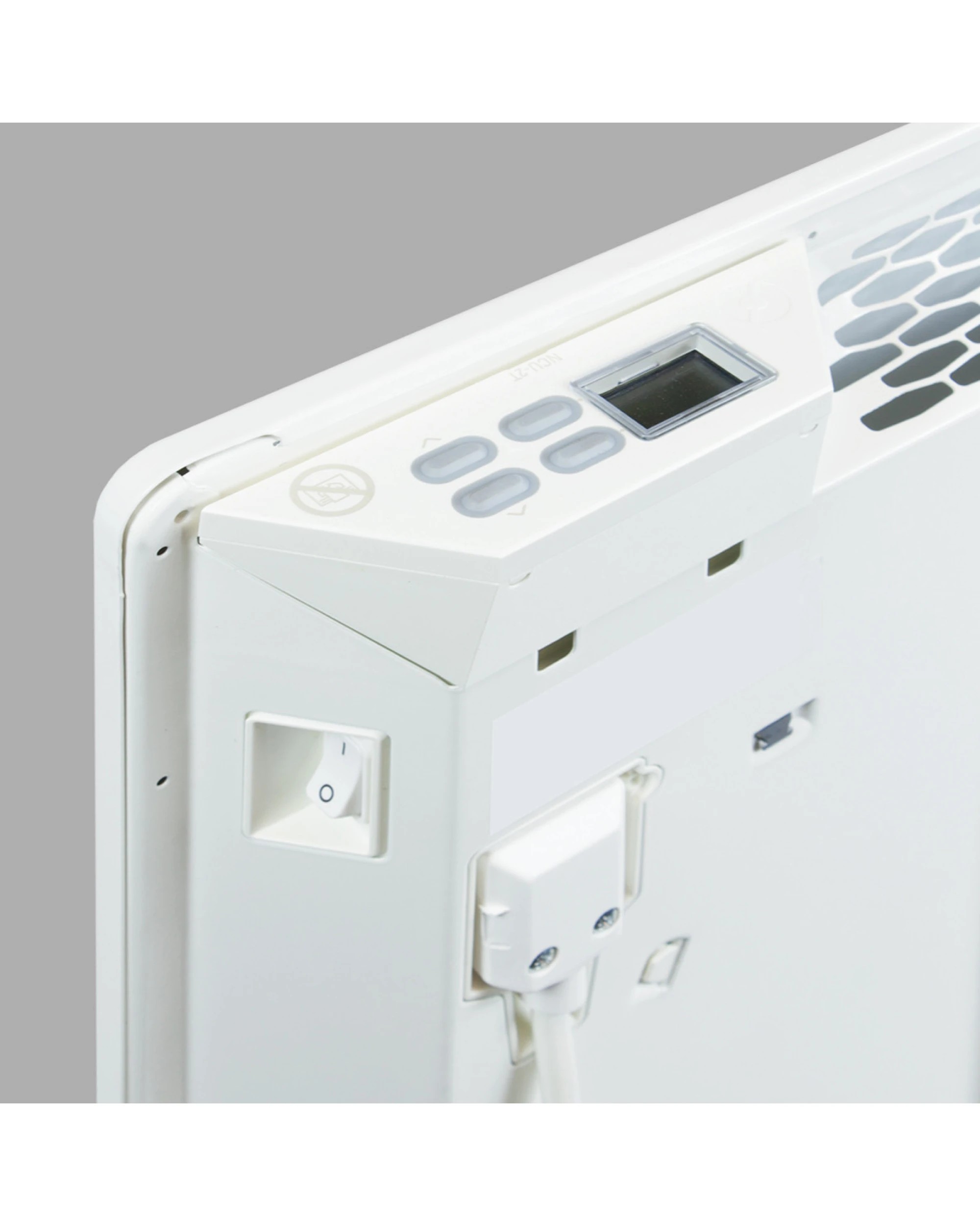 5 Nobo 2400W Electric Panel Heater with Thermostat and Castors - White, 5 of 9