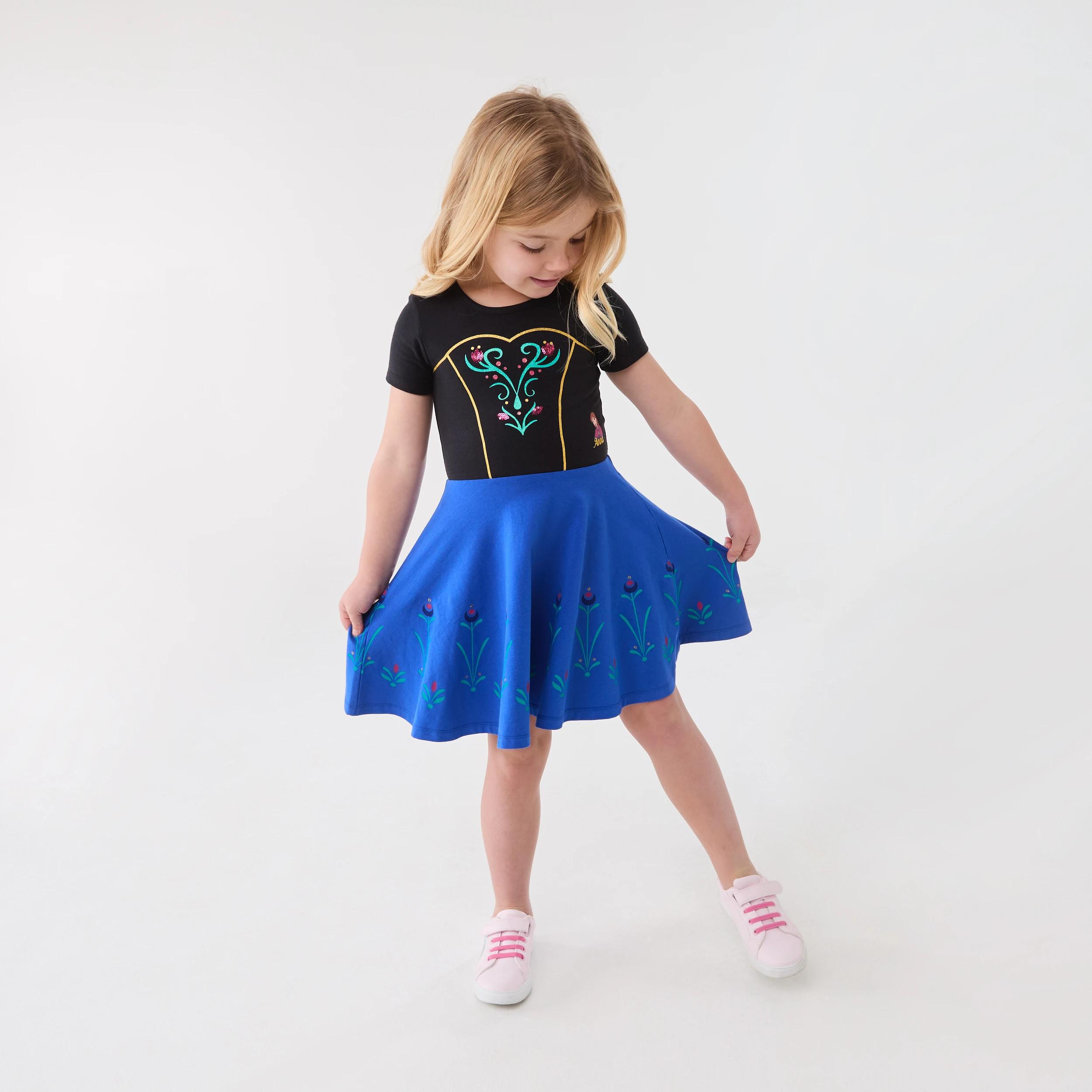 6 Frozen License Elsa Dress ANNA SKATER DRESS, 6 of 7