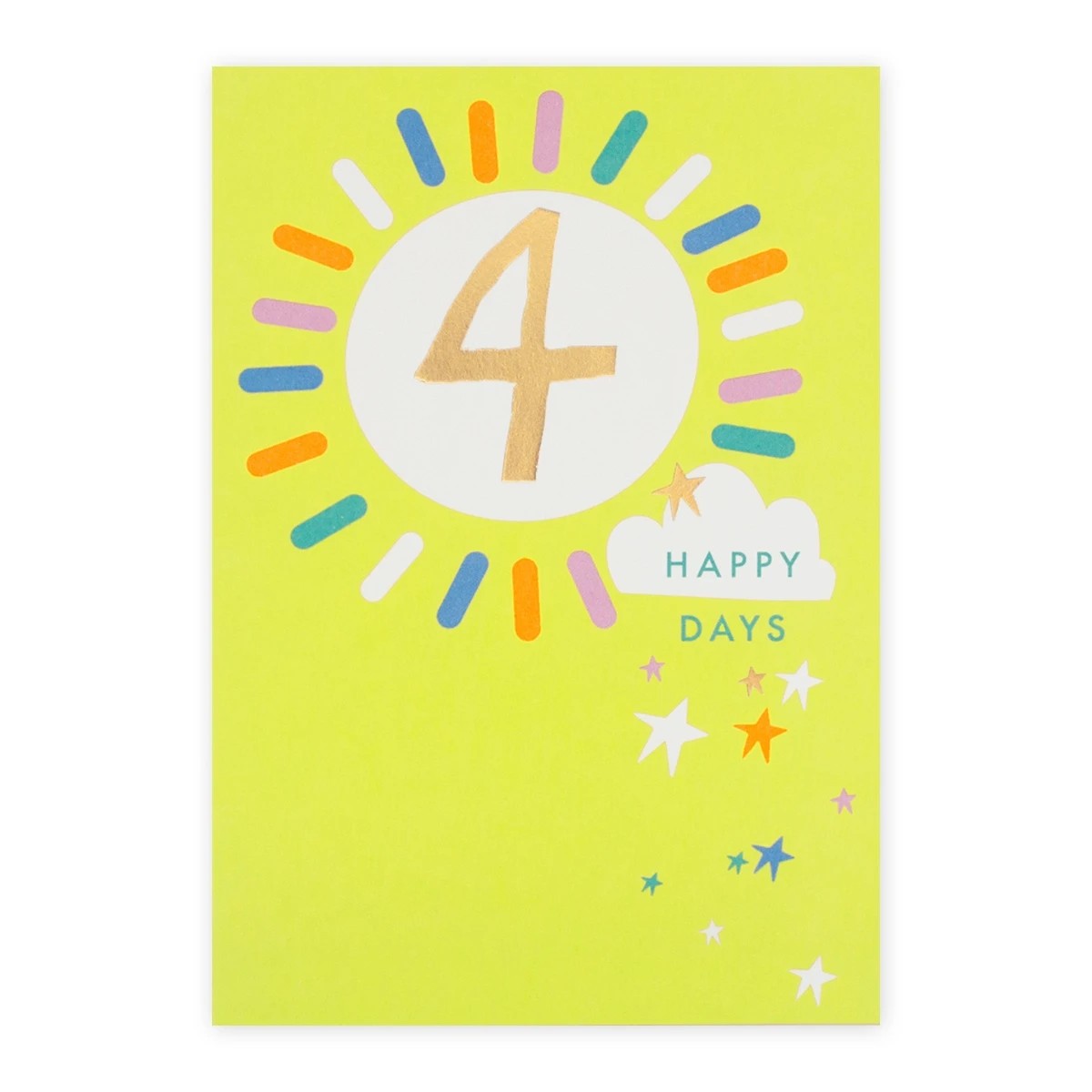 3 Connections from Hallmark 4th Birthday Card - Happy Days, 3 of 3