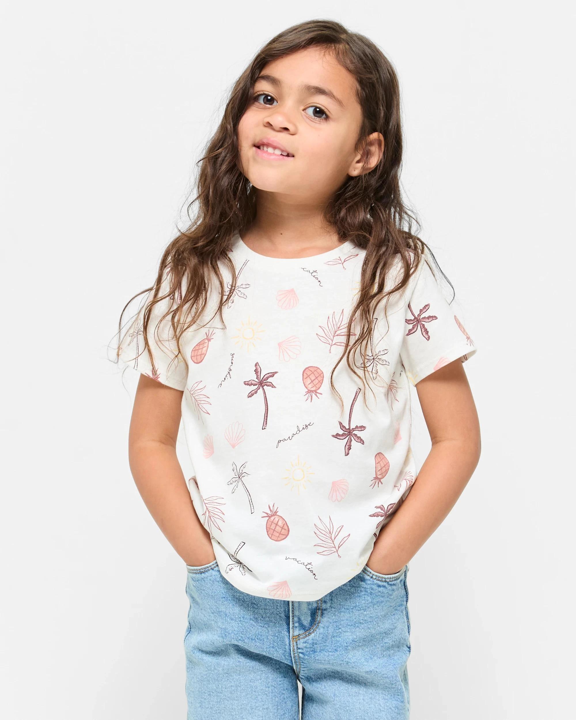 2 Target Australian Cotton T-shirt 3 Pack PINK / MULTI, 2 of 7