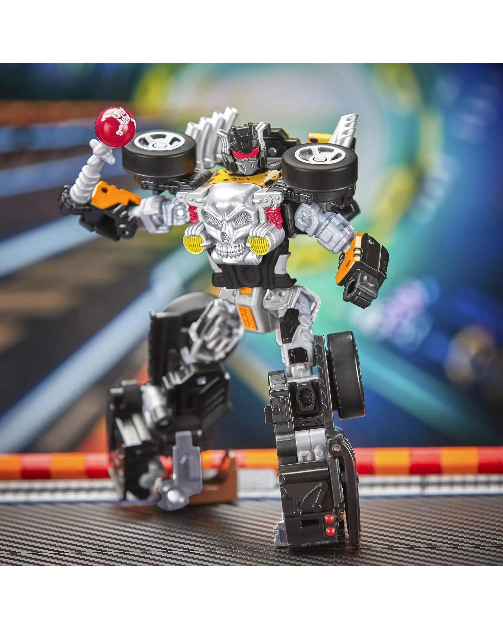 10 Transformers Collaborative Hot Wheels x Transformers Bone Shaker Action Figure, 10 of 10