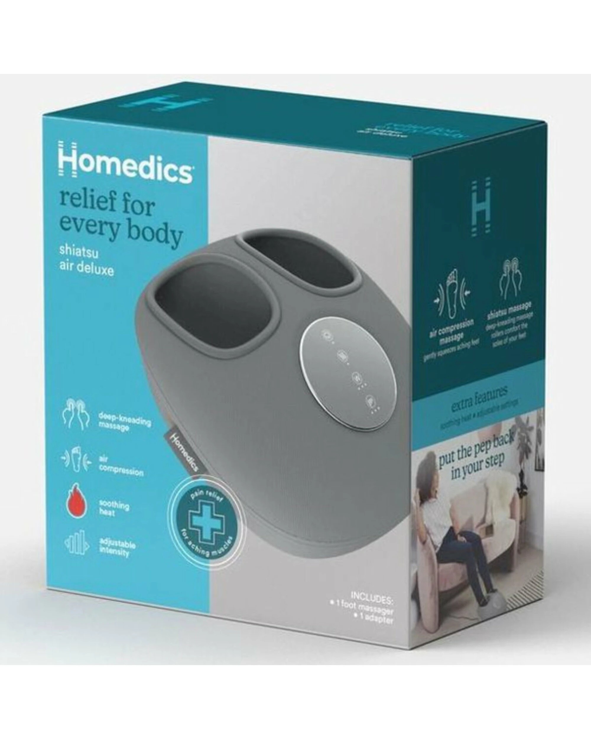 2 Homedics Shiatsu Air Deluxe Massager with Heat, 2 of 5