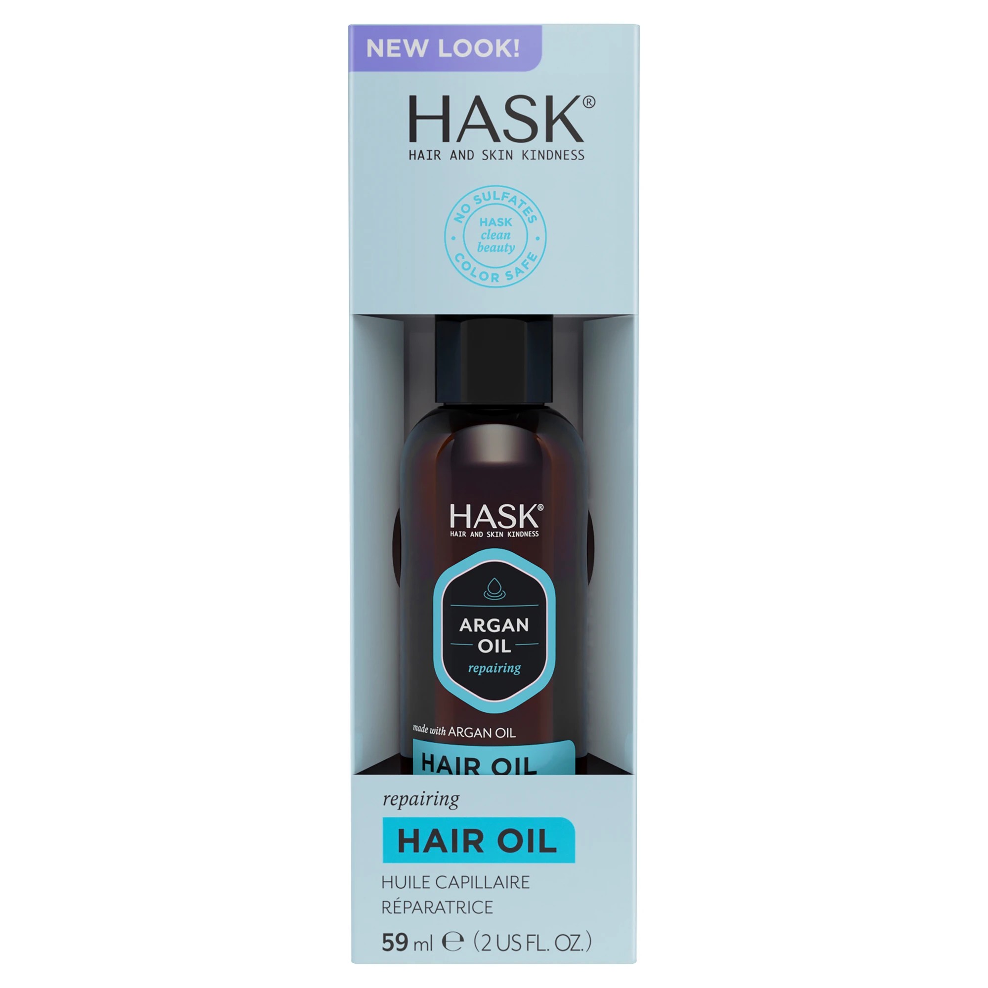 1 HASK Argan Oil from Morocco Repairing Shine Hair Oil - 59ml - Multi, 1 of 10