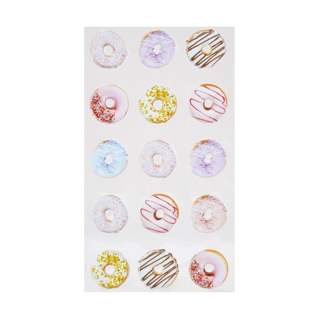 2 Puffy Stickers Sheet - Donut, 2 of 2