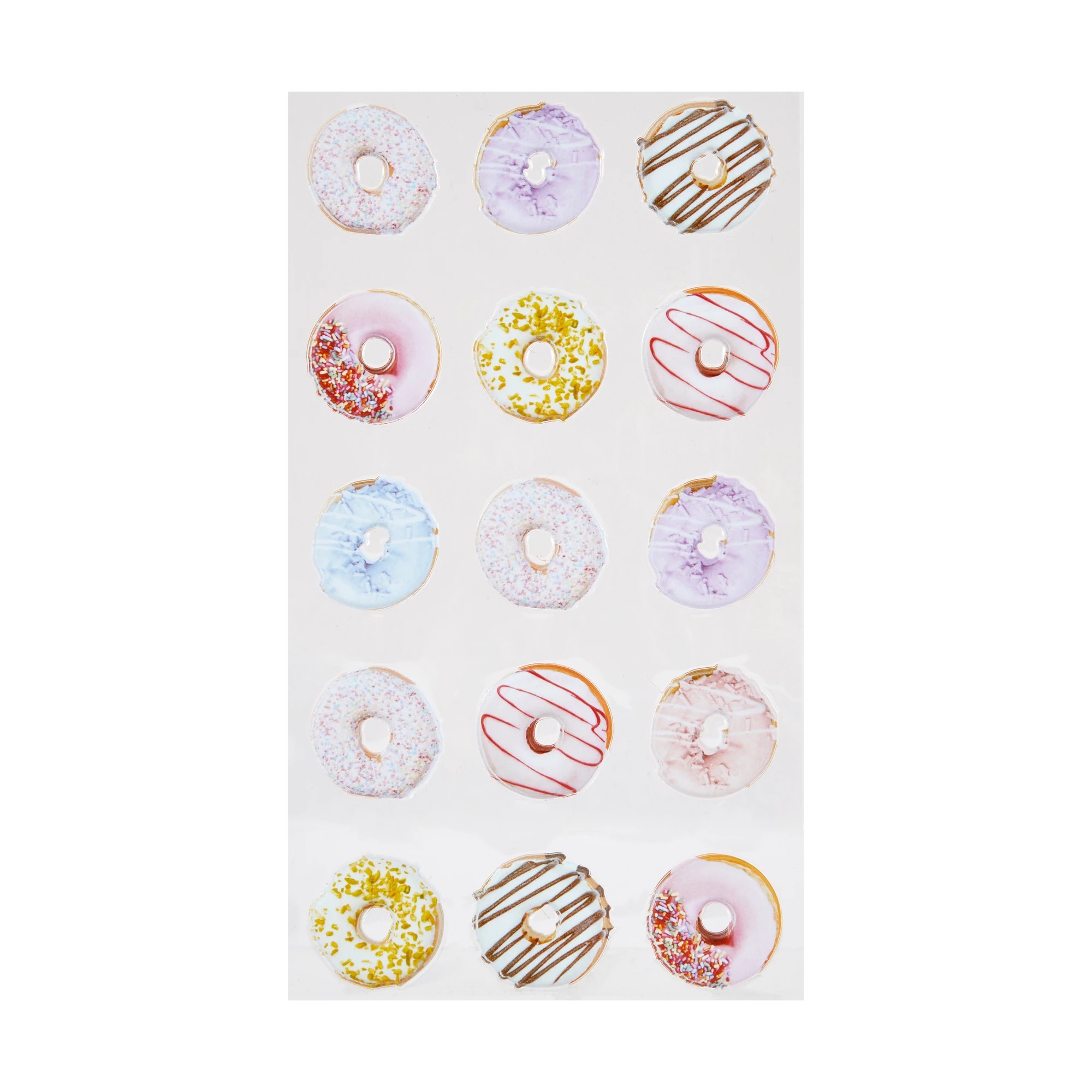 2 Puffy Stickers Sheet - Donut, 2 of 2