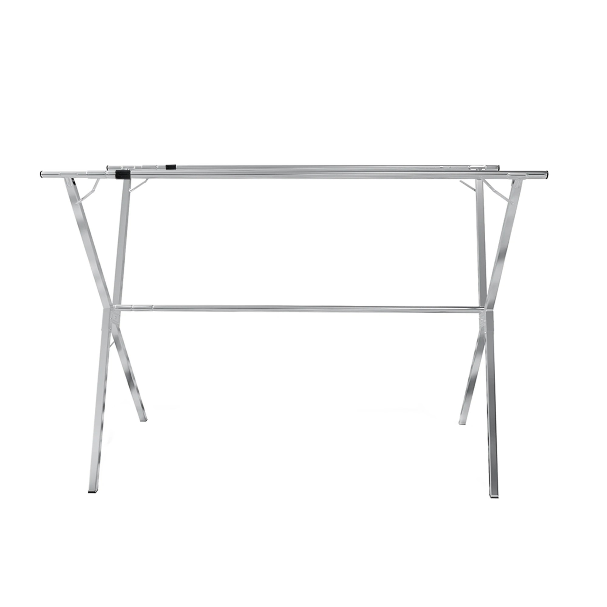 2 Levede 2M Extendable Foldable Clothes Airer Drying Rack, 2 of 9