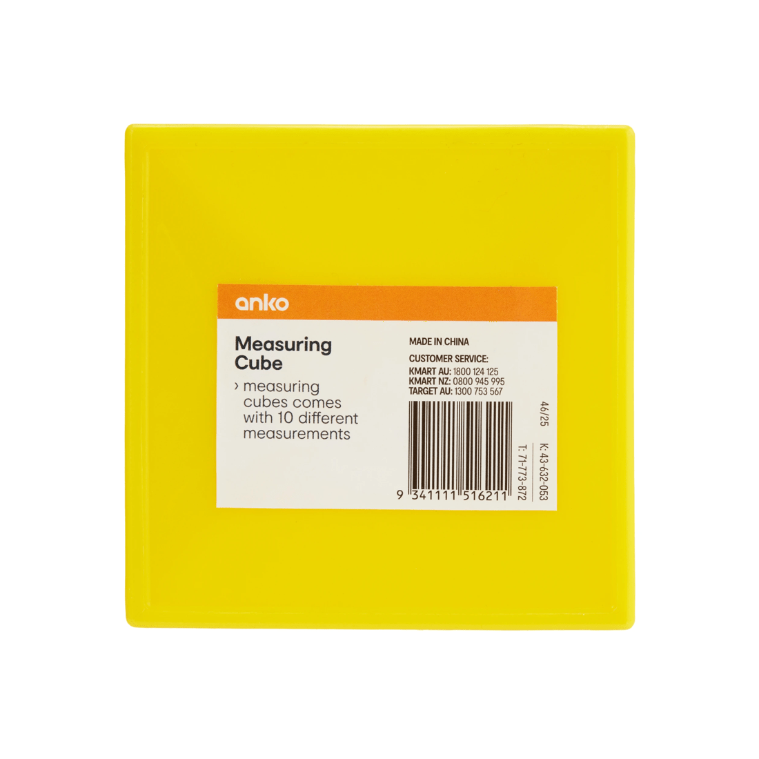 6 Measuring Cube, 6 of 6