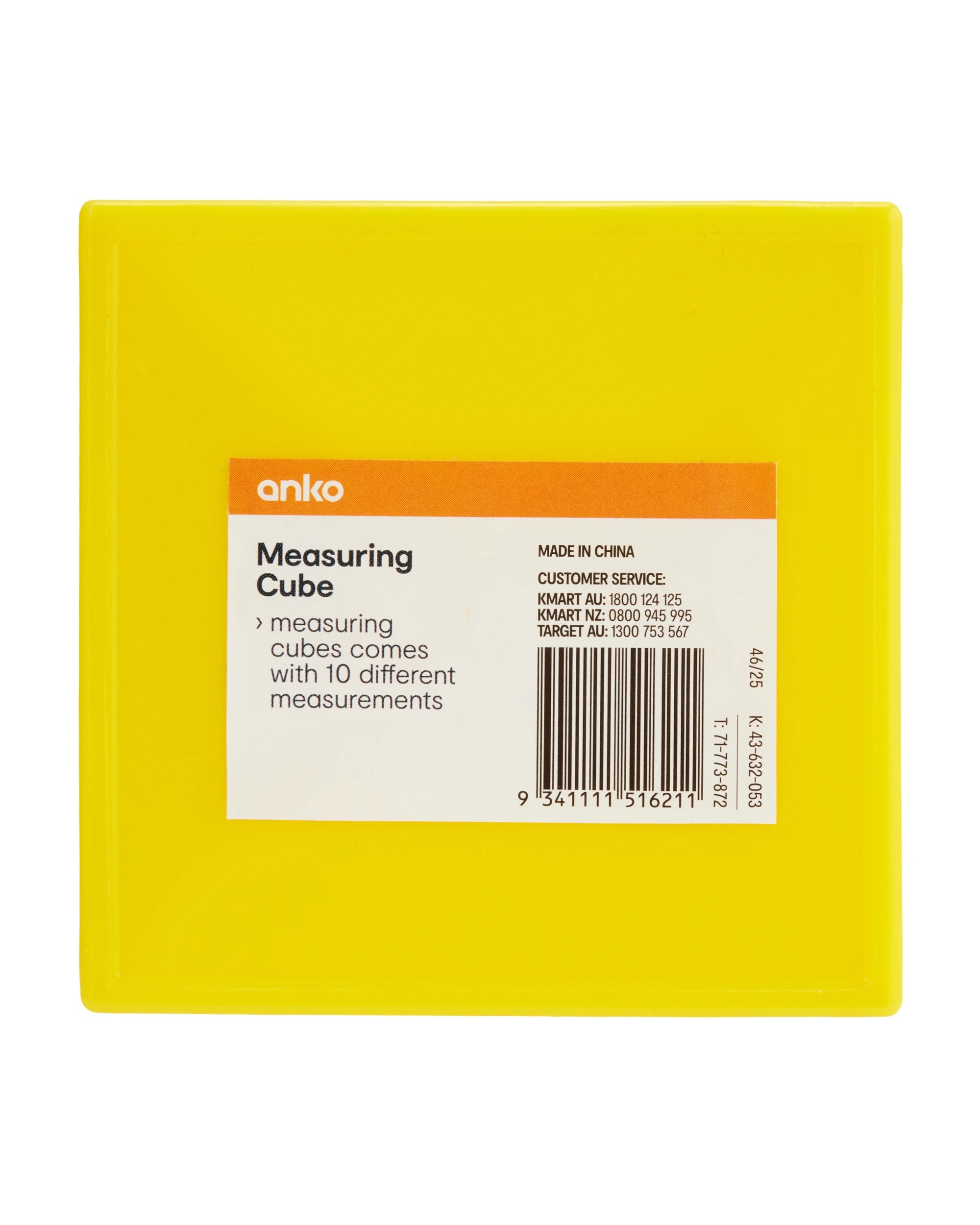 6 Measuring Cube, 6 of 6