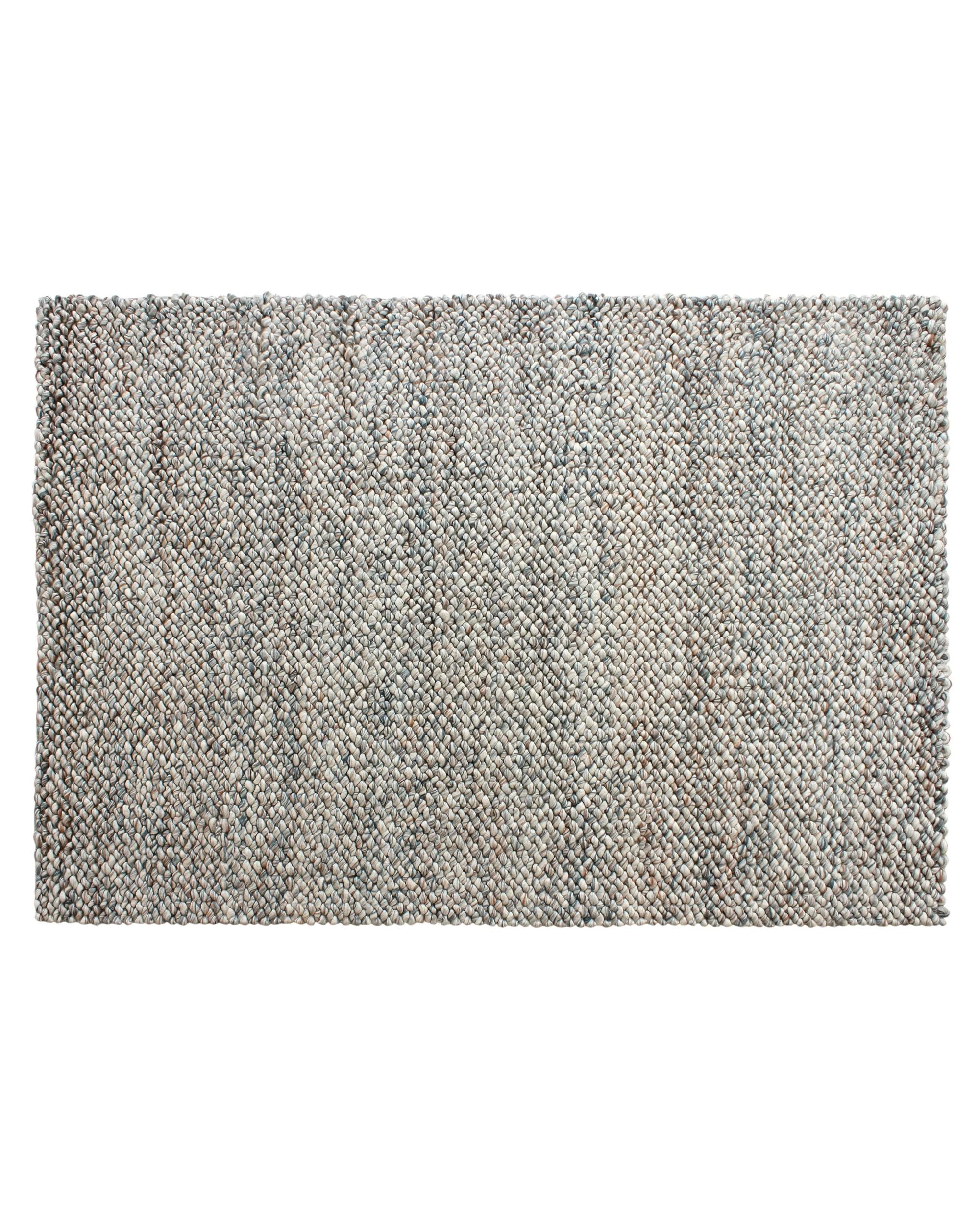 1 La Grace Home Aurora Hand Woven Wool Floor Rug - 240x340cm - Ash Grey, 1 of 4