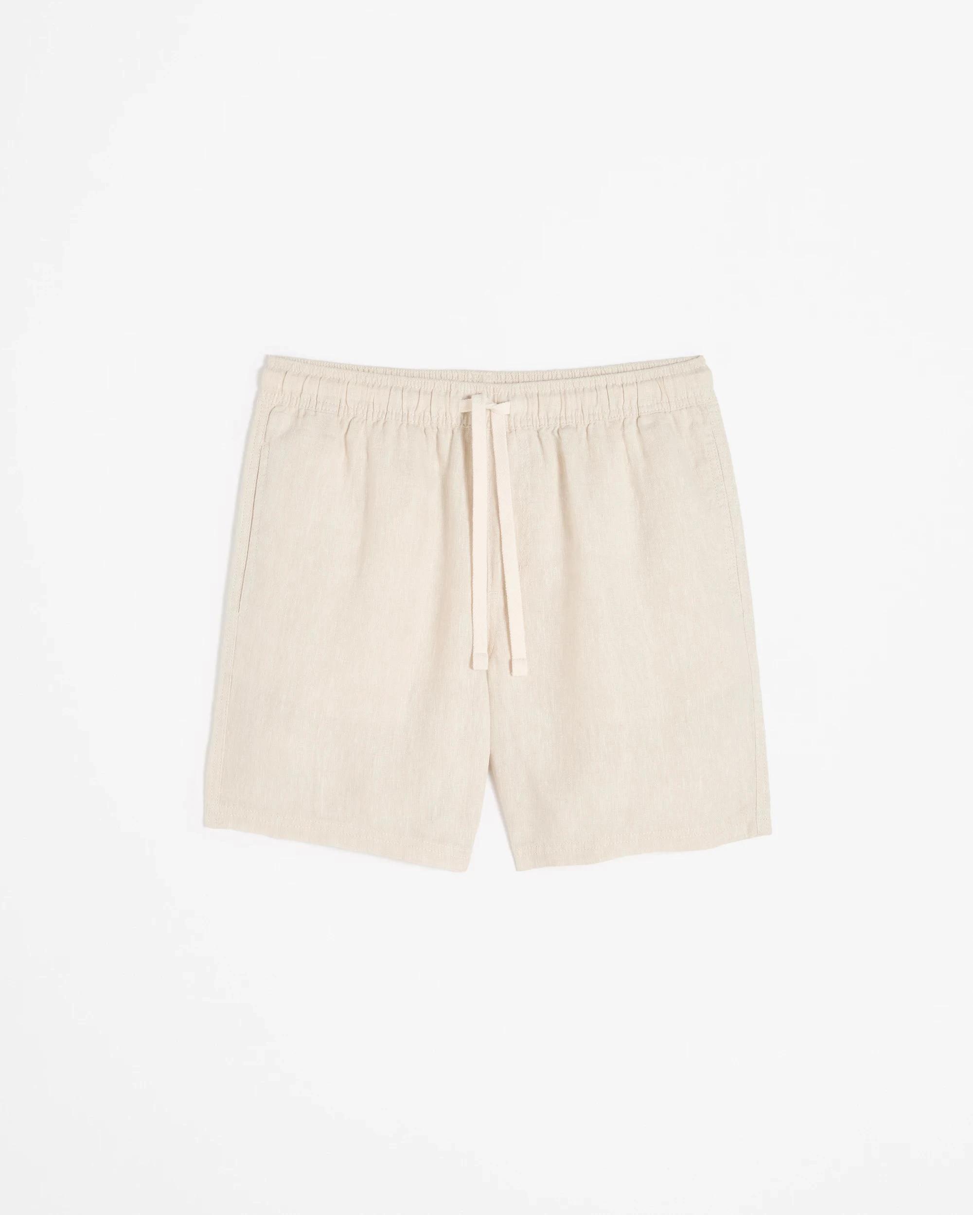 6 Target European Linen Shorts LIGHT STONE, 6 of 6