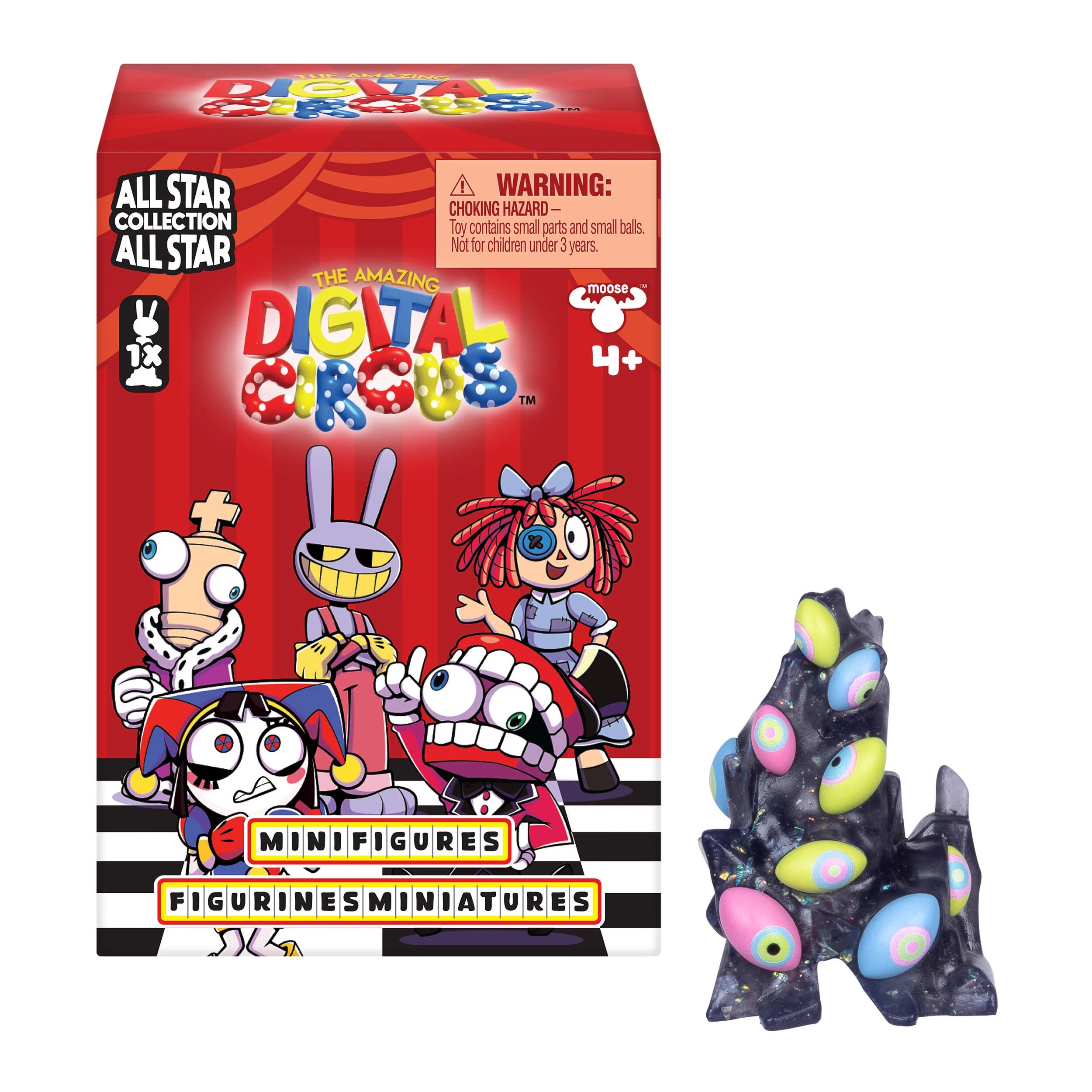 7 Moose Toys The Amazing Digital Circus Collector Mini Figure - Assorted - Multi, 7 of 8