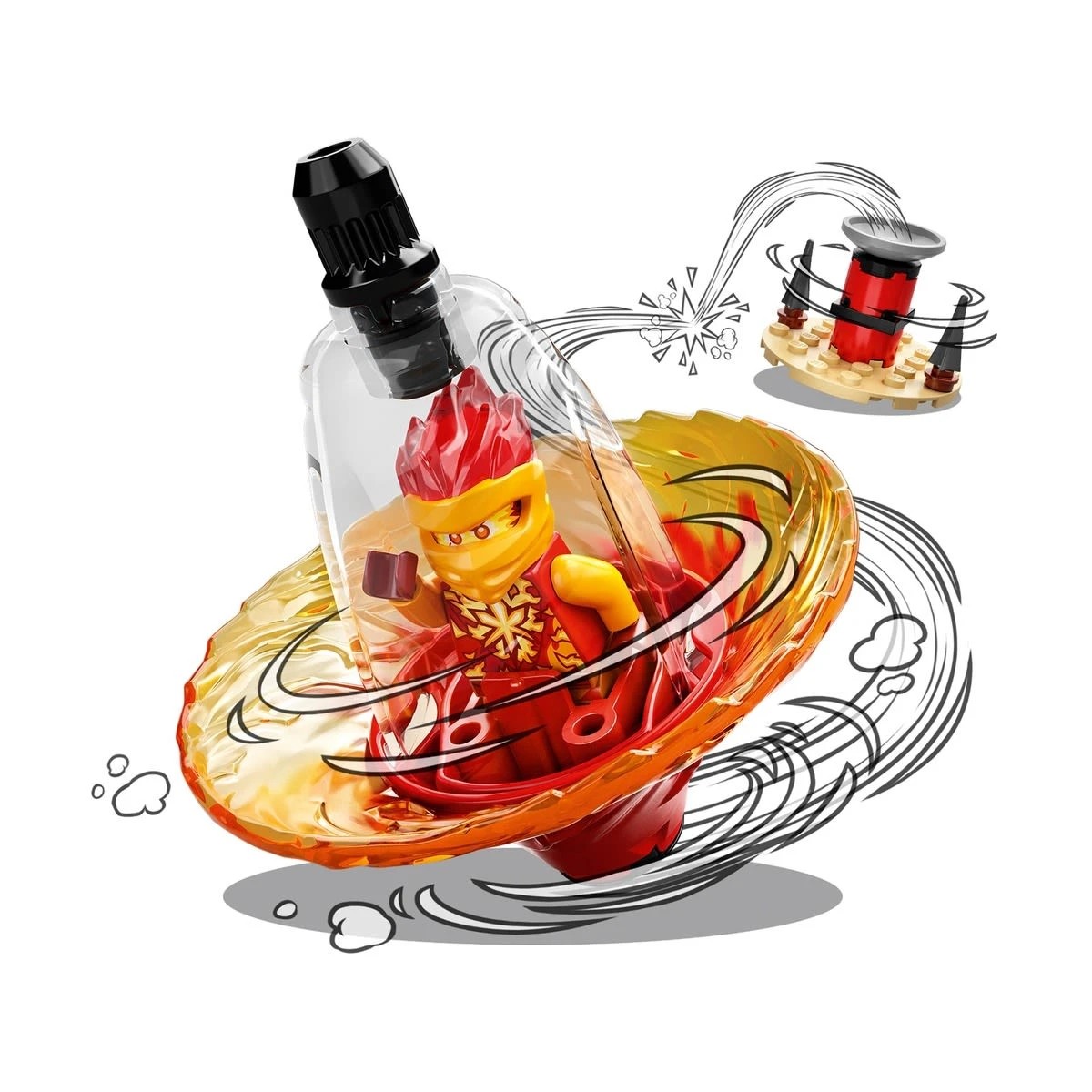 3 LEGO NINJAGO Kai's Spinjitzu Ninja Training 70688, 3 of 10