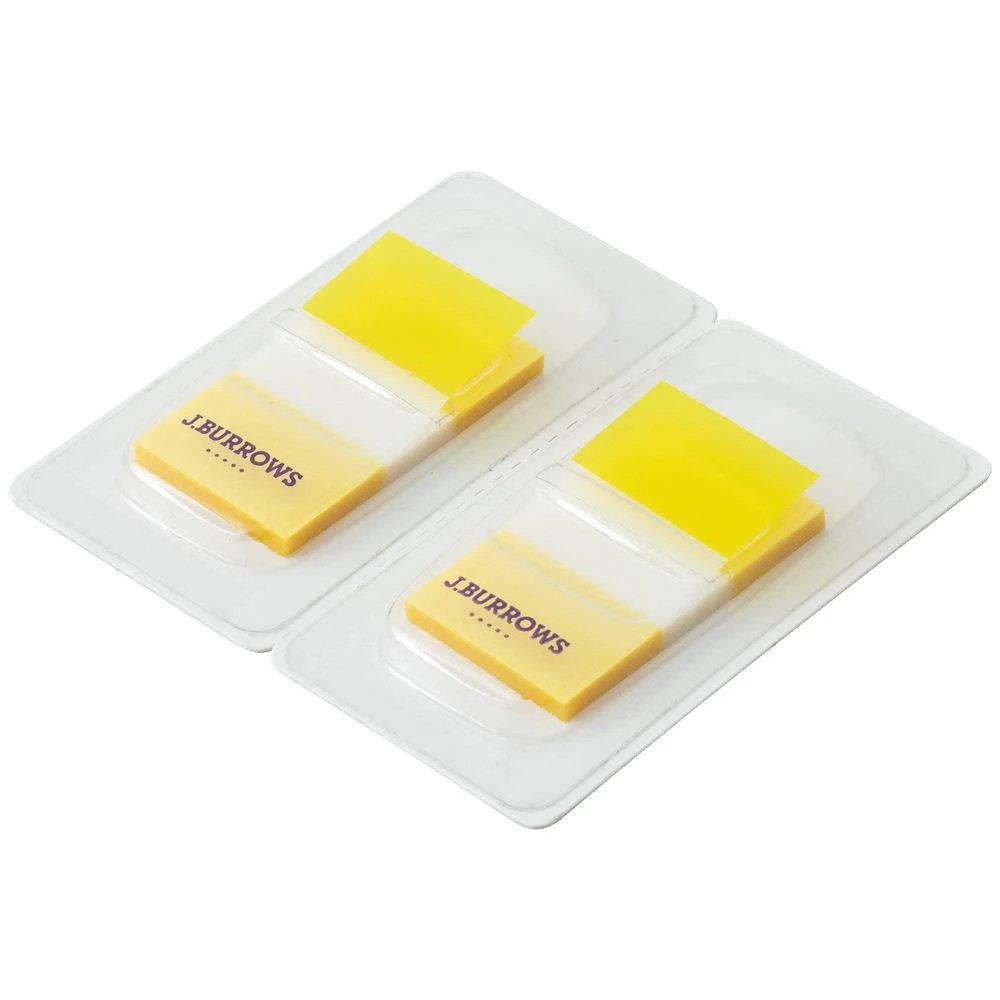 2 J.Burrows Flags 25x44mm Yellow 2 Pack, 2 of 4