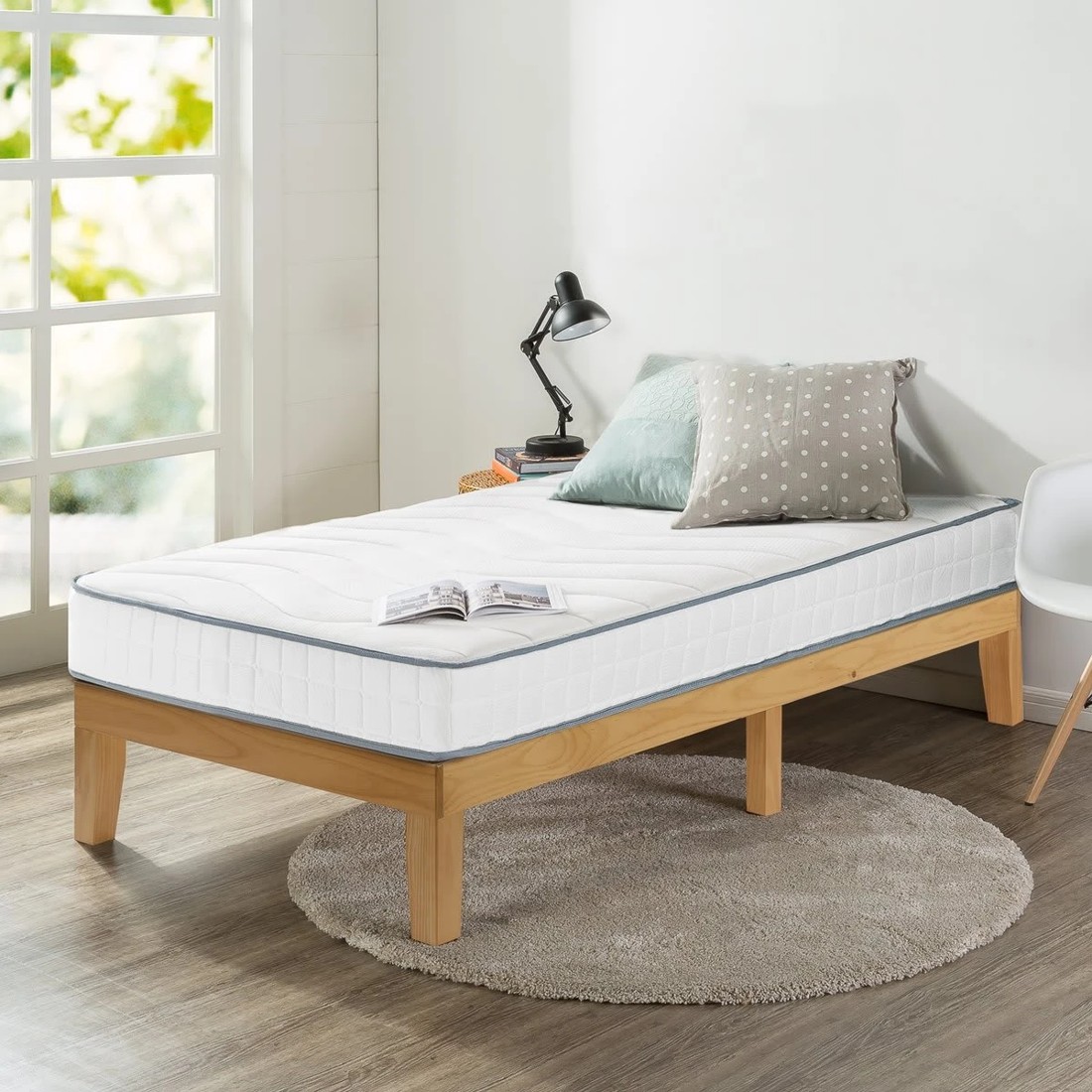 2 Single Bed Bonnell Spring Viscolatex Memory Foam Mattress, 2 of 10