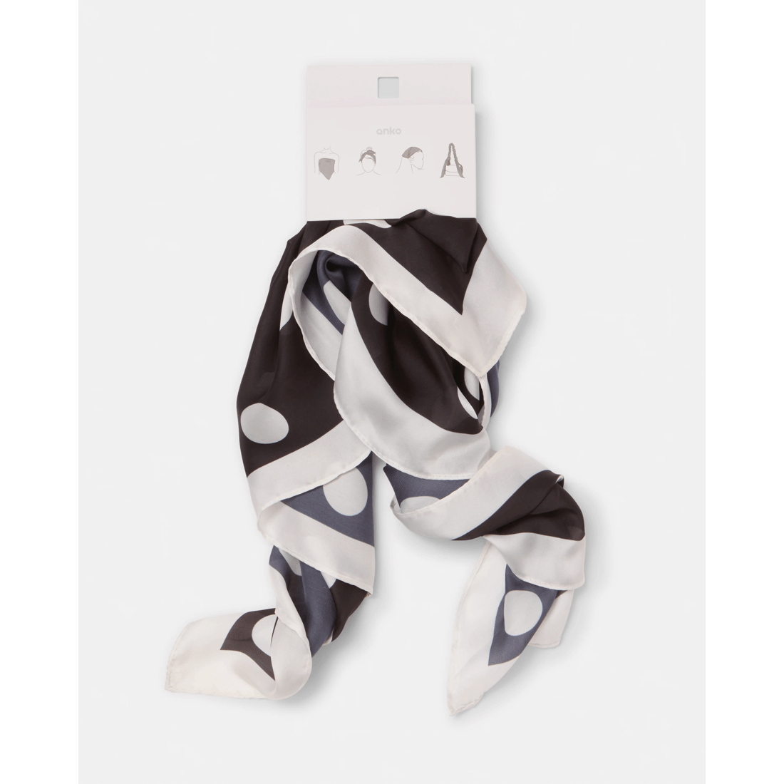 6 Hair Scarf - Polka, 6 of 6