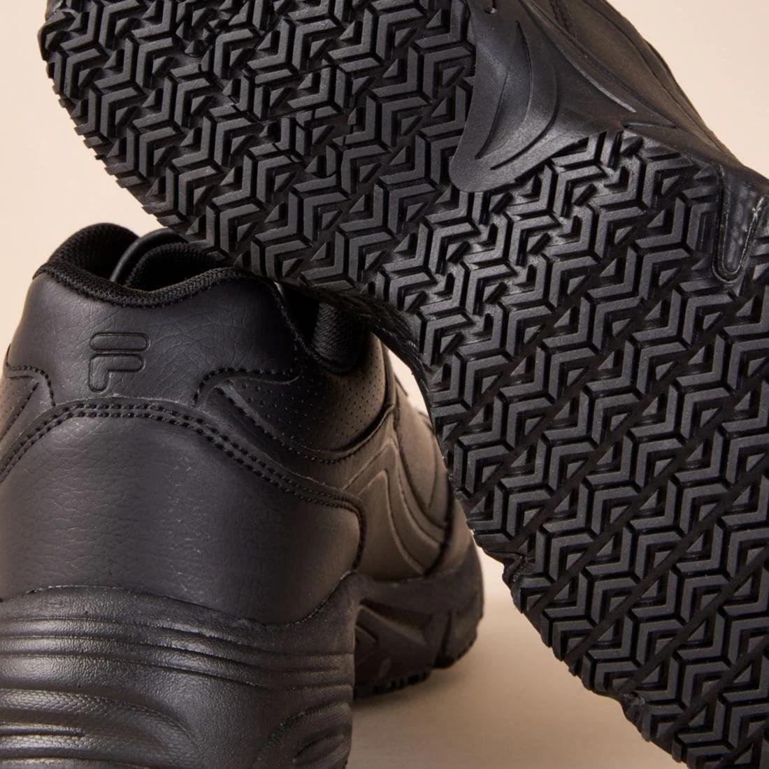 5 Fila Womens Totona Pu Sneakers BLACK, 5 of 6