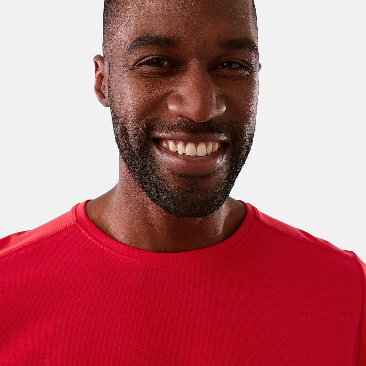 4 Active Mesh T-shirt Neon Red, 4 of 6