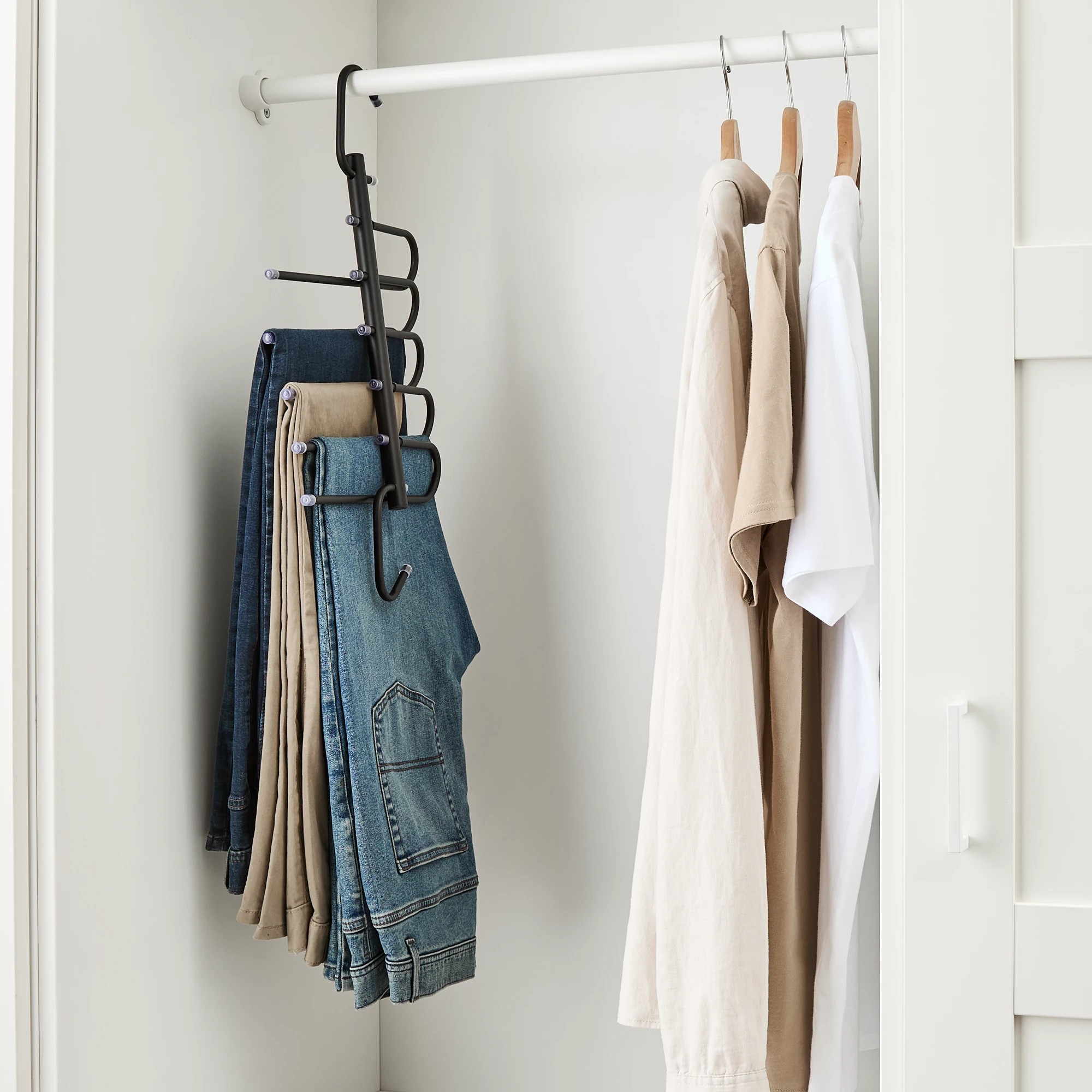 2 5 Tier Collapsible Pant Hanger, 2 of 9