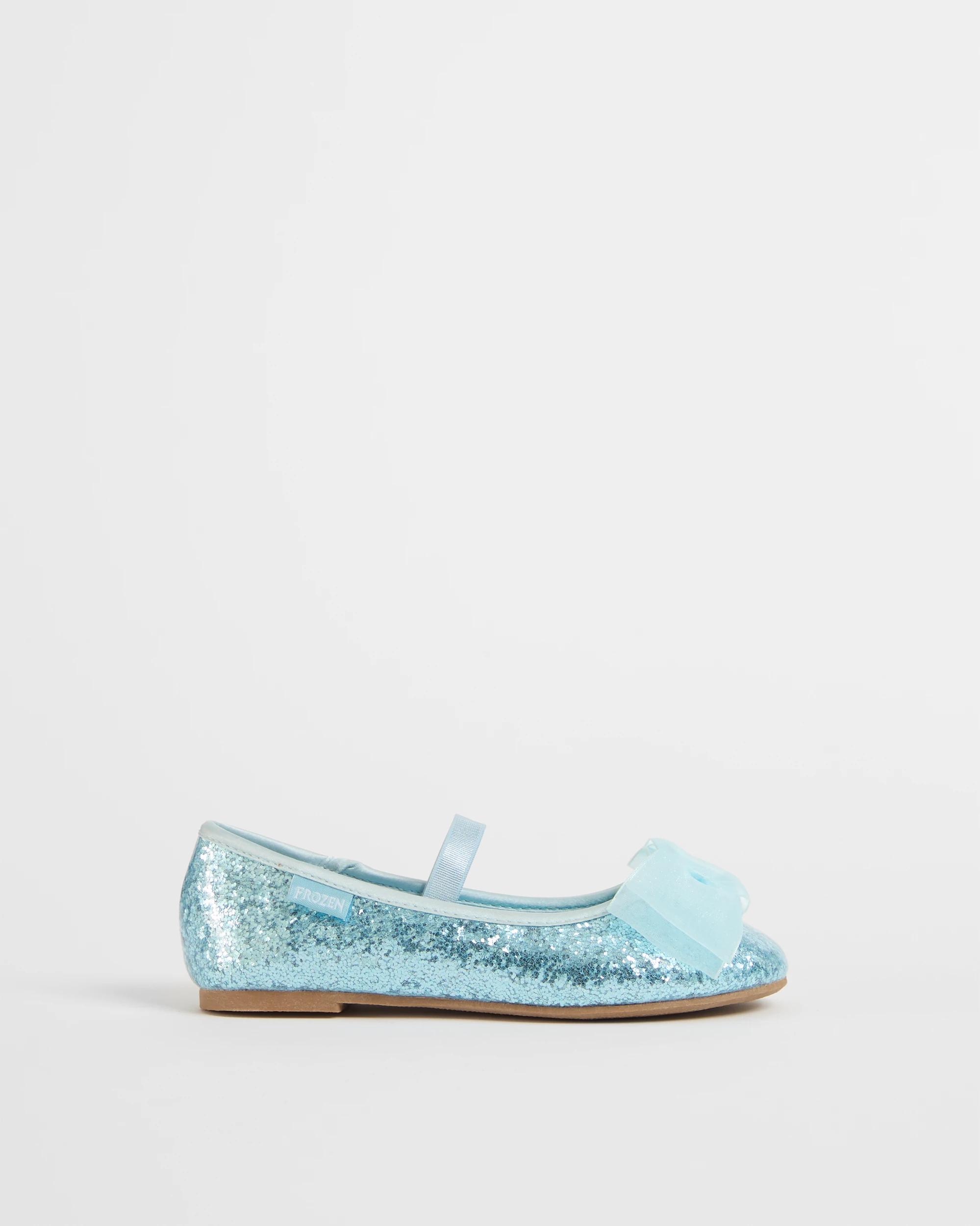 1 Disney Glitter Ballet Flats BLUE, 1 of 3