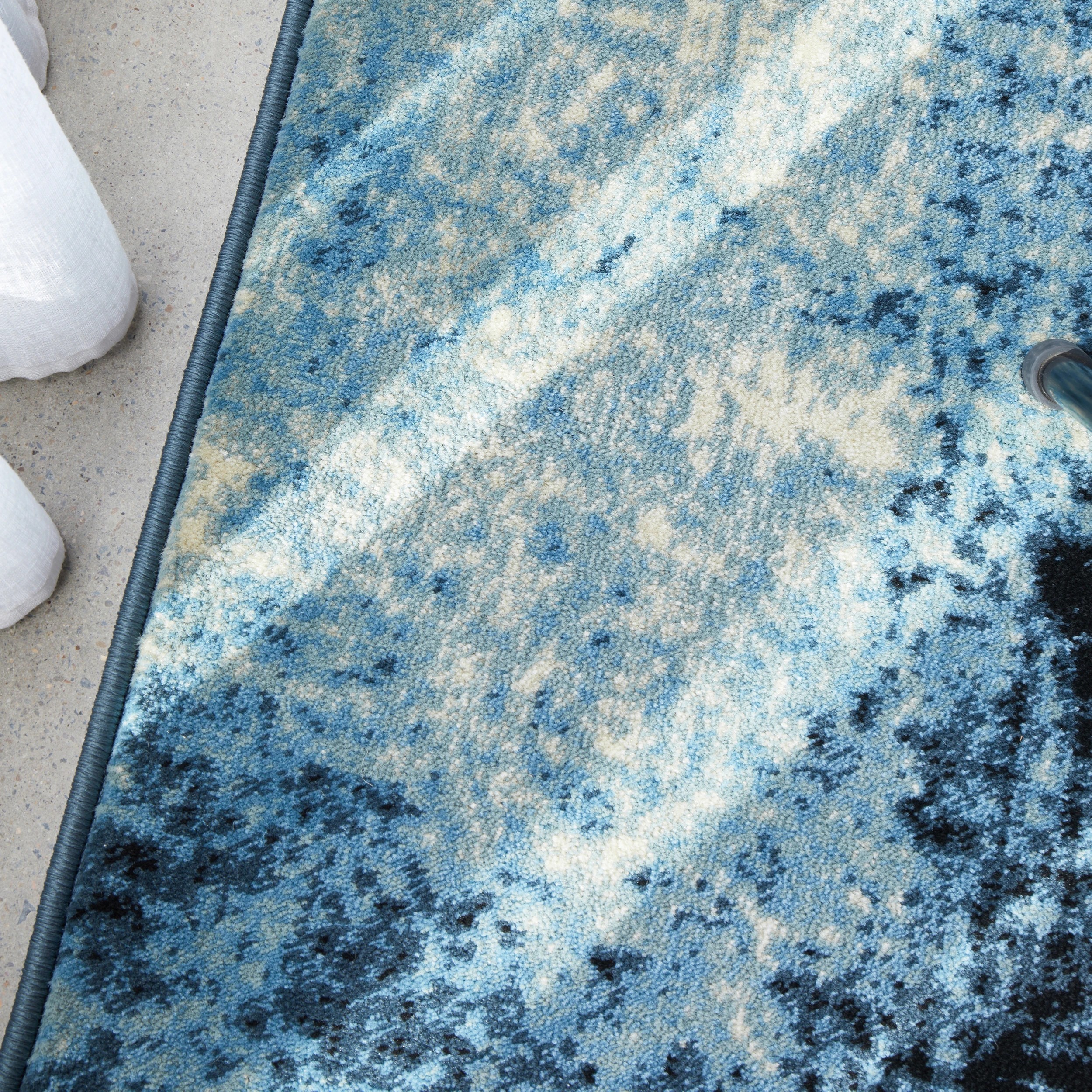 2 Common Ground Rugs Siren 6105 230x160cm - Medium Indoor Floor Rug - Blue, 2 of 6
