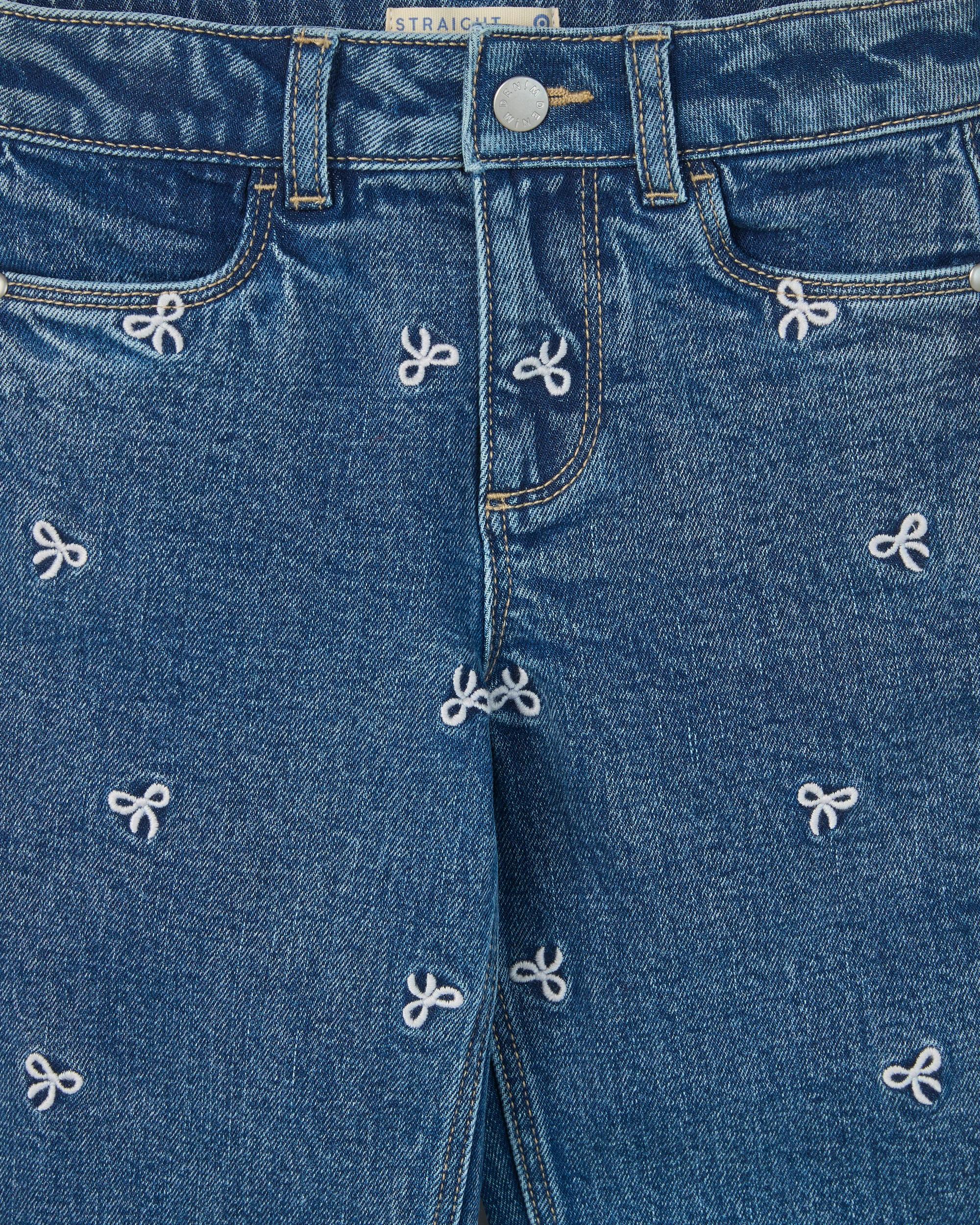 6 Target Denim Straight Leg Denim Jeans DARK BLUE, 6 of 7