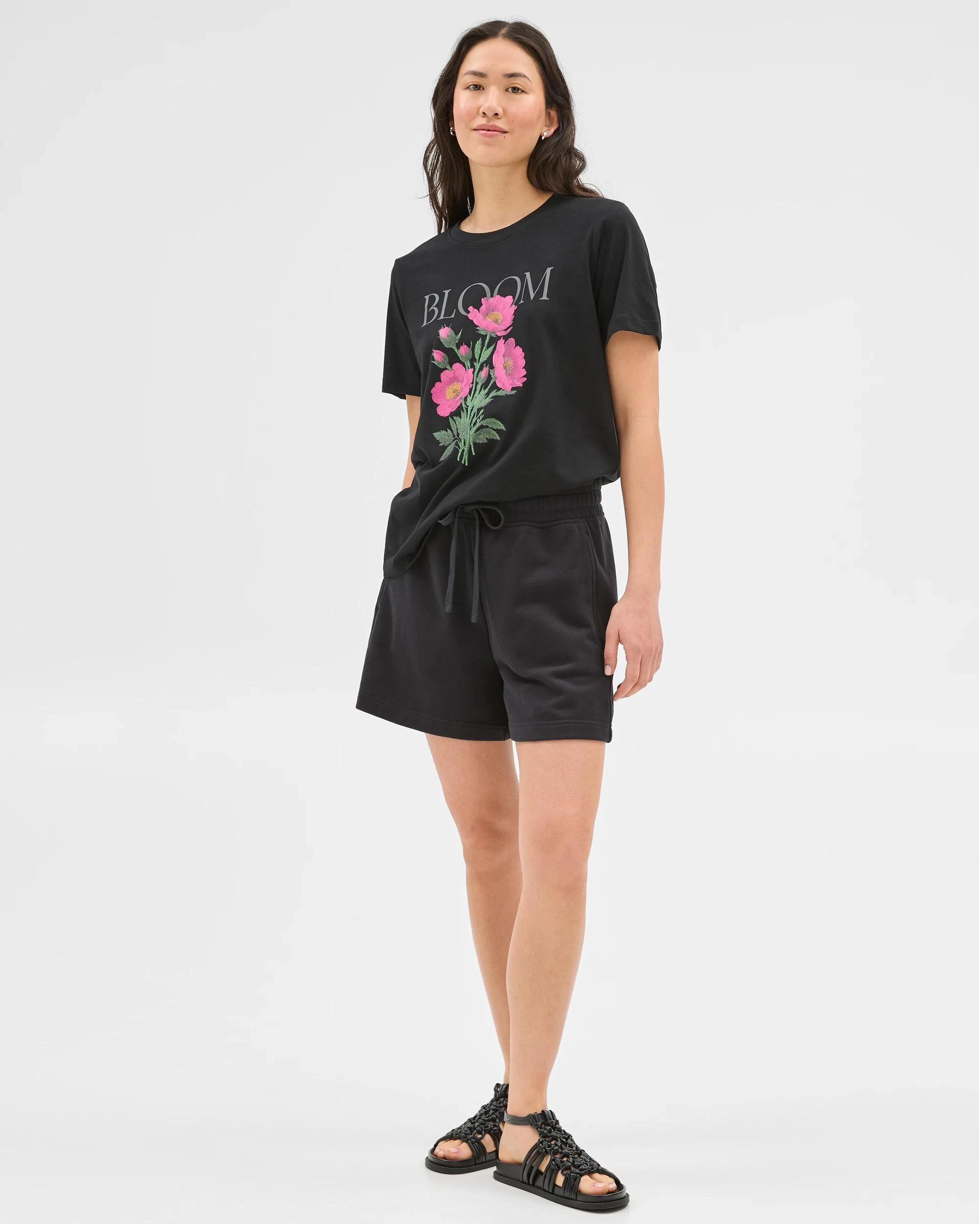 2 Target Australian Cotton Print T-Shirt BLACK BLOOM FLORAL, 2 of 6