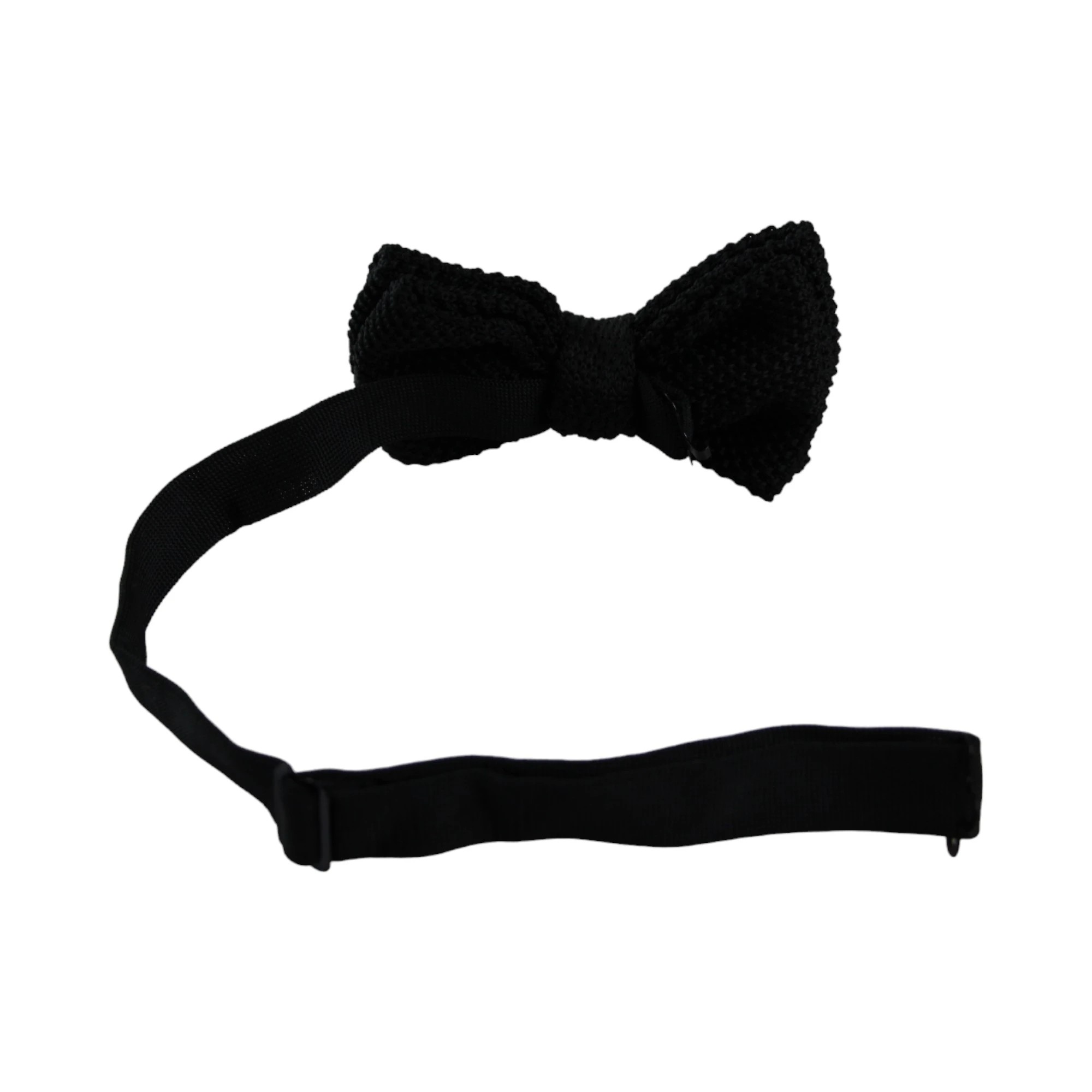 4 Zasel Mens Black With White Polka Dots Knitted Bow Tie - Multi, 4 of 4