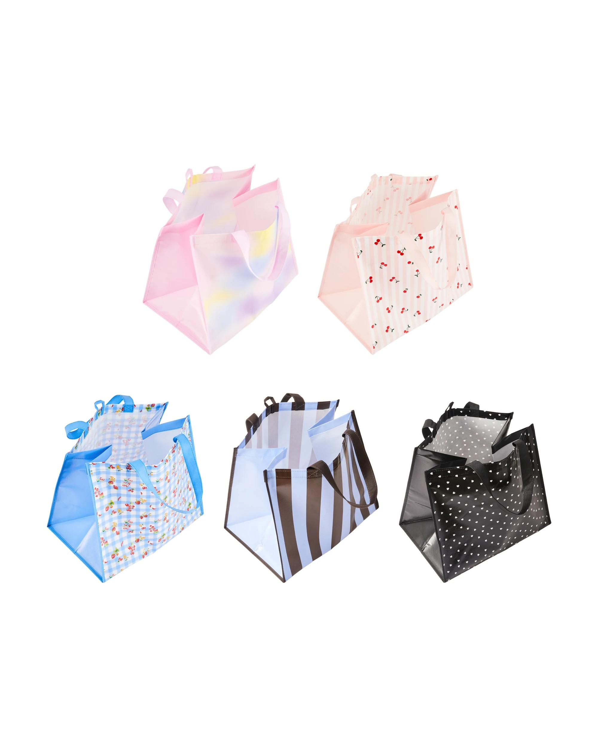3 Laminated Reusable Bag - Assorted, 3 of 4