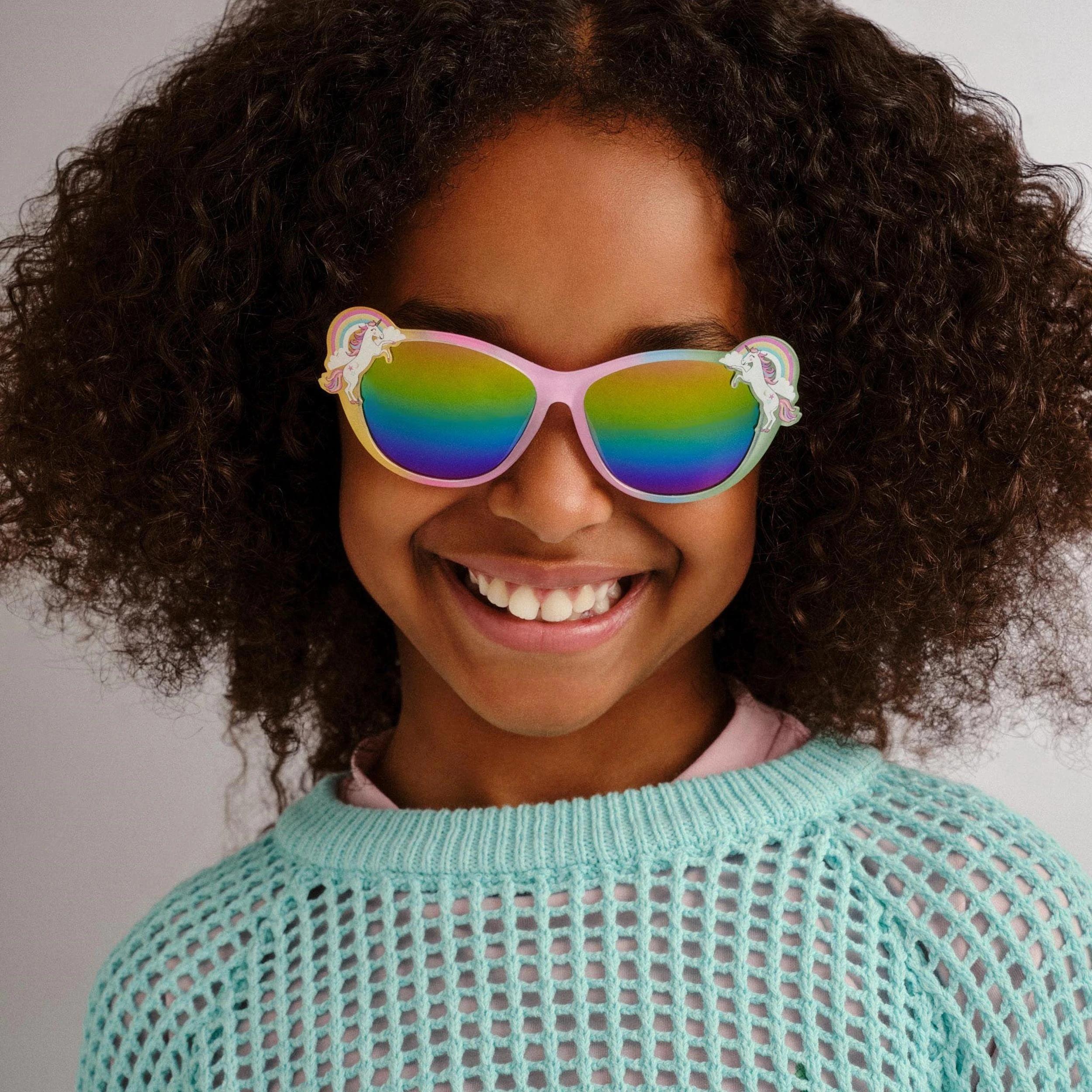 1 SOLARIZED® Kids Unicorn Sunglasses - Rainbow MULTI, 1 of 1