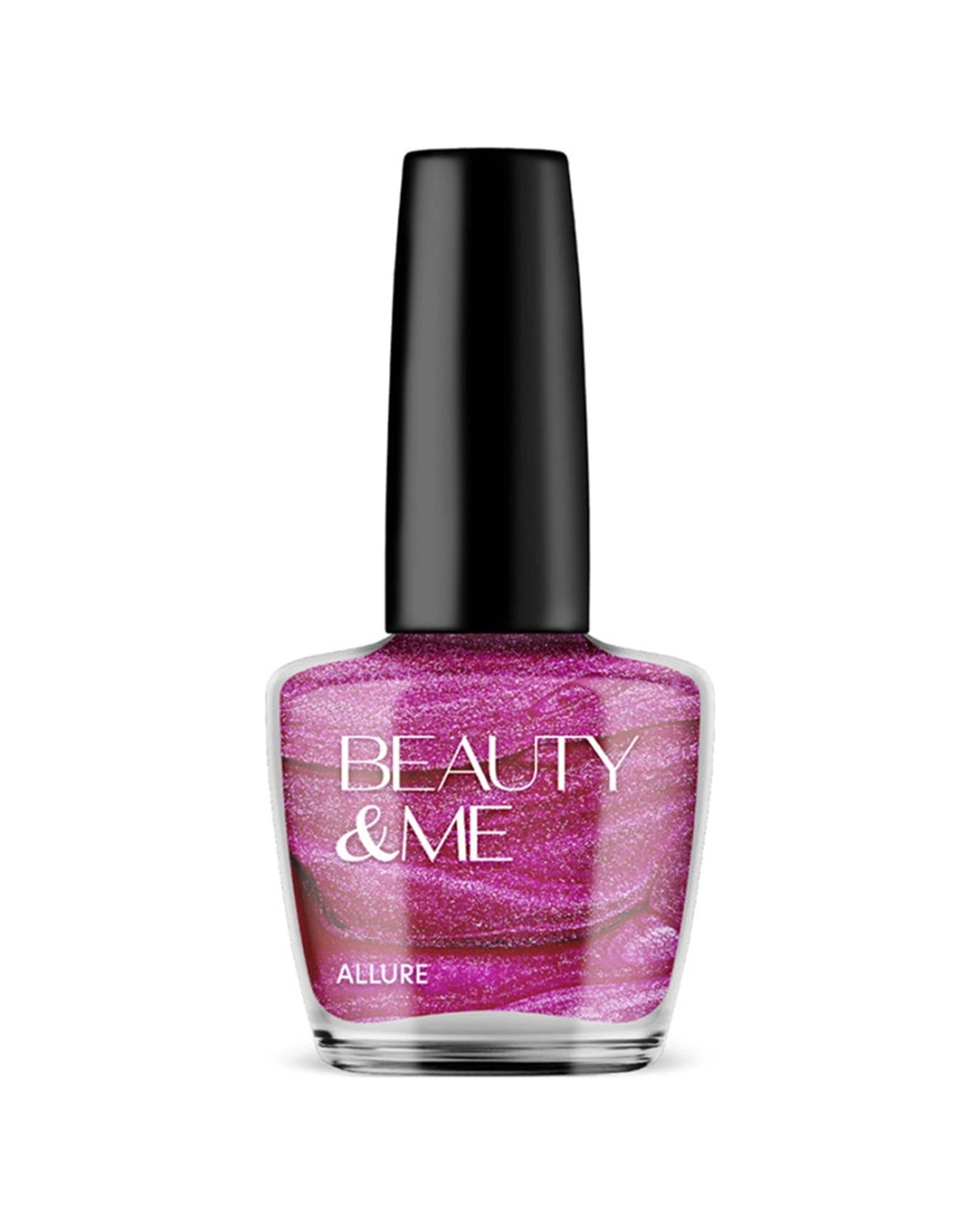 1 Beauty & Me Nail Polish 12ml - 93 'Allure' Two Tone Metallic Mid - Pink, 1 of 1