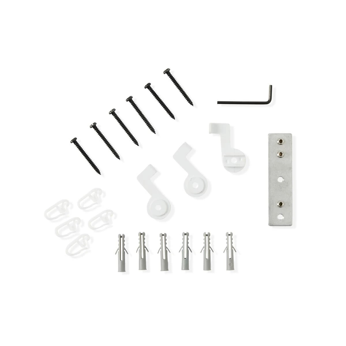 5 S-Fold Curtain Track - White, 5 of 6