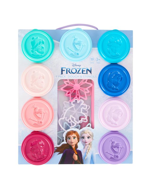 19 Piece Disney Frozen Dough and Stencils