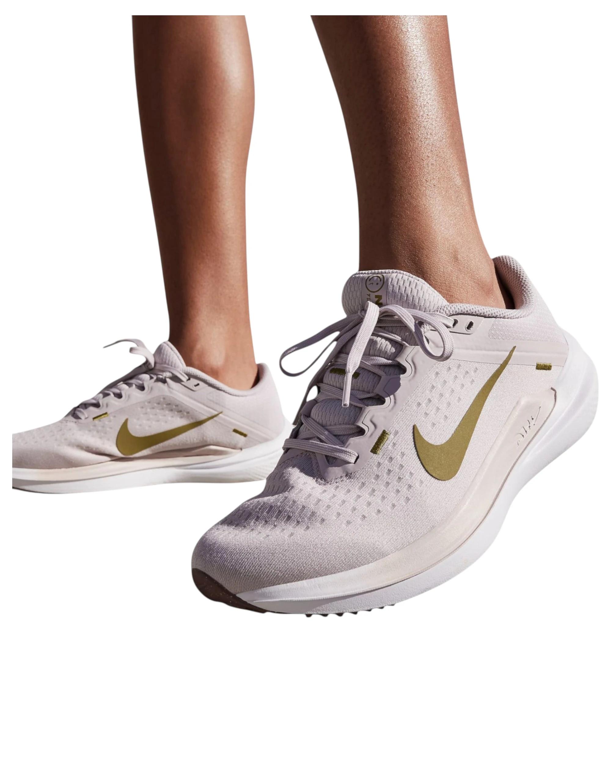7 Nike Womens Air Winflo 10 Pink/ Gold Athletic Running Shoes Pink/gold, 7 of 10