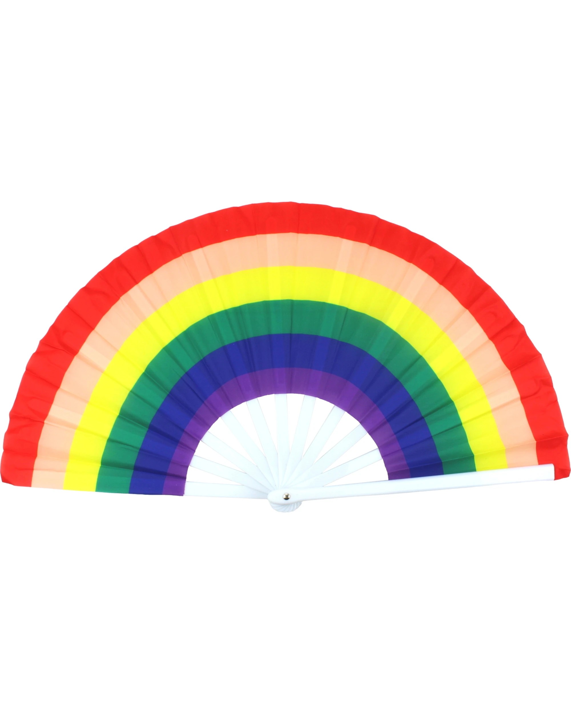 1 Partyrama Giant Rainbow FanMulti - One Size - Multi, 1 of 2