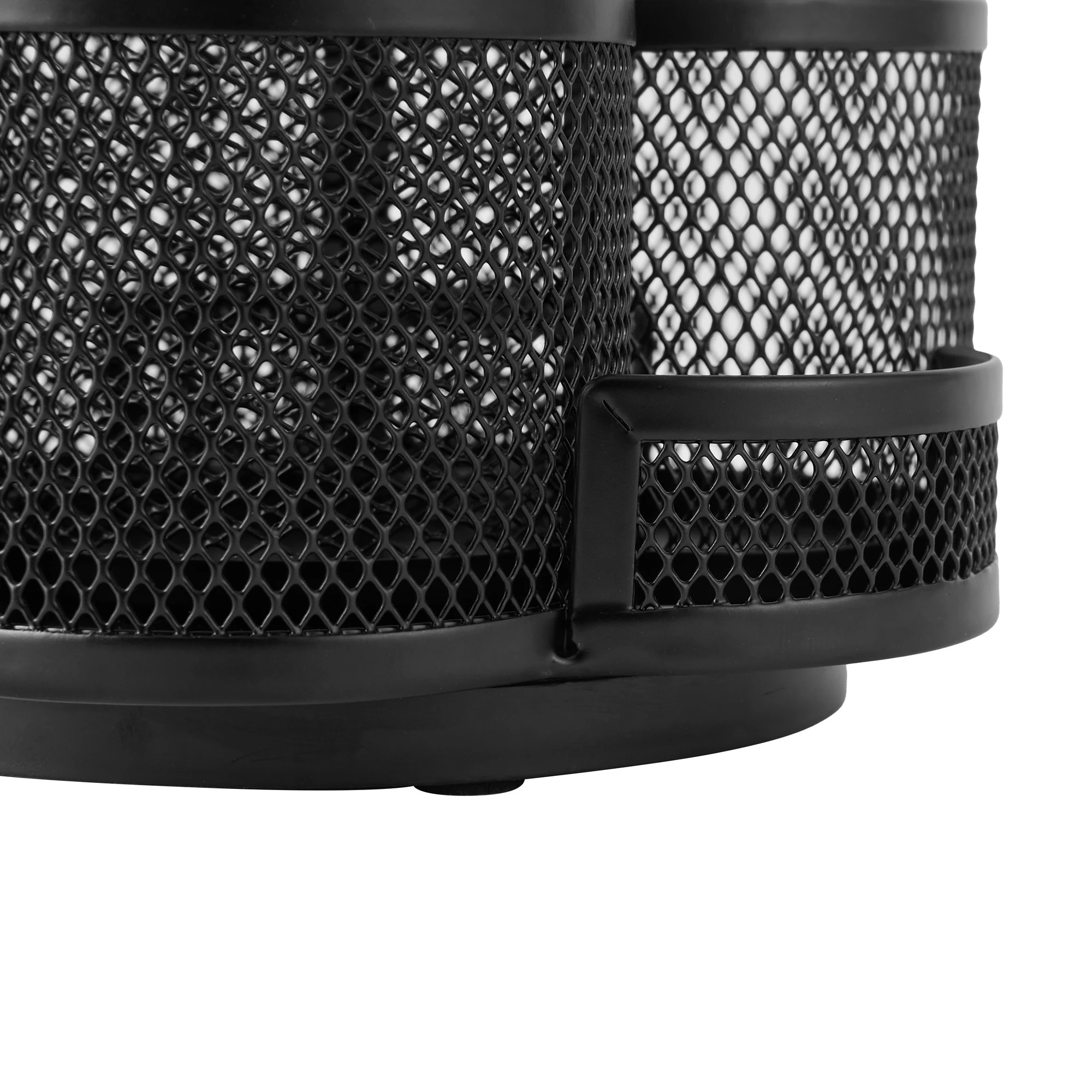 5 Rotating Mesh Pen Caddy - Black, 5 of 6