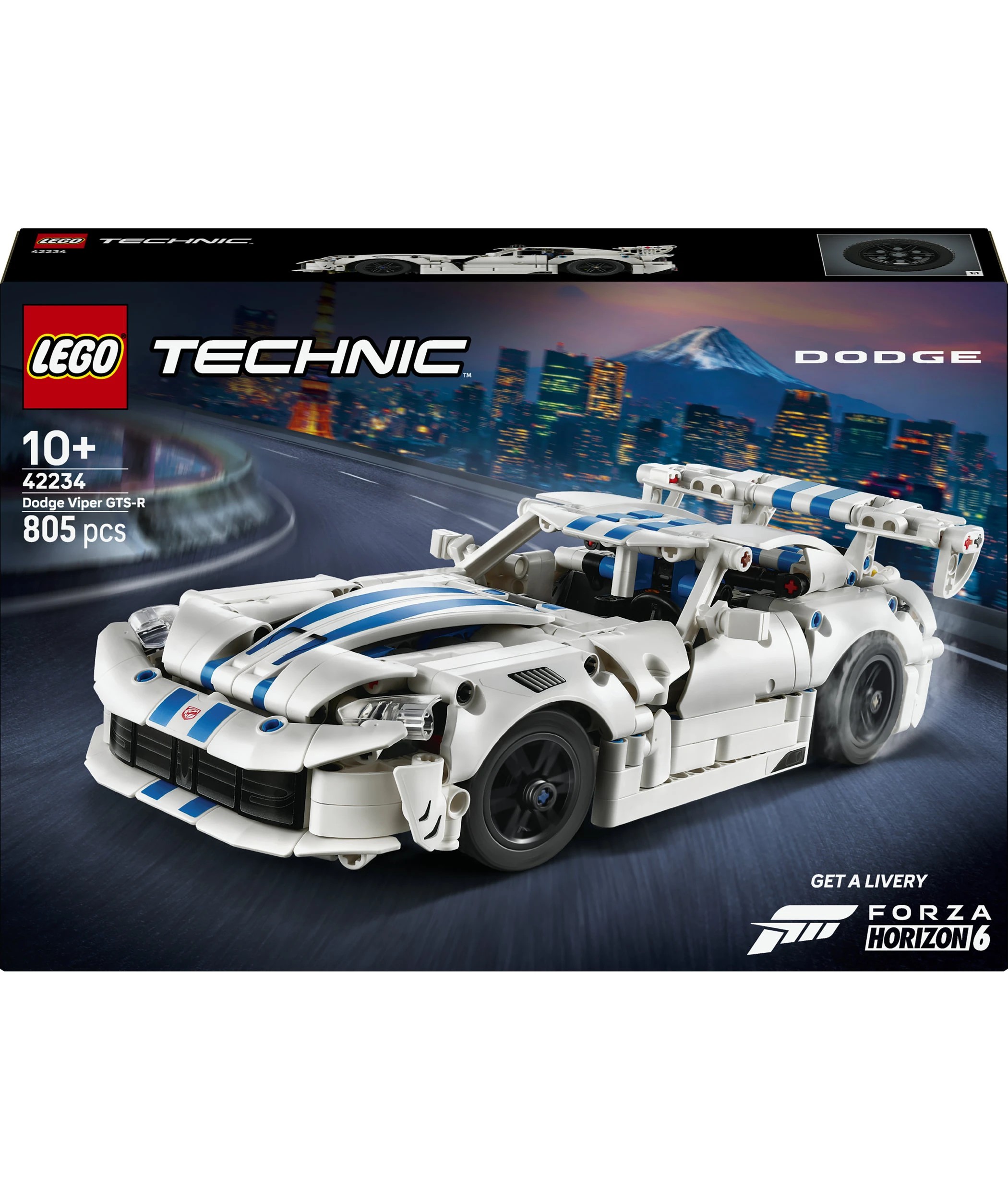 1 LEGO Technic Dodge Viper GTS-R Sports Car 42234, 1 of 10